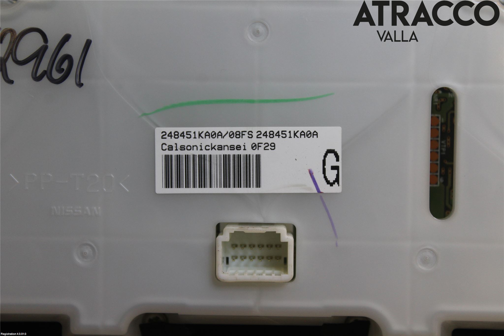 Nissan JUKE 10-14 Varme Ac Betjening-Display
