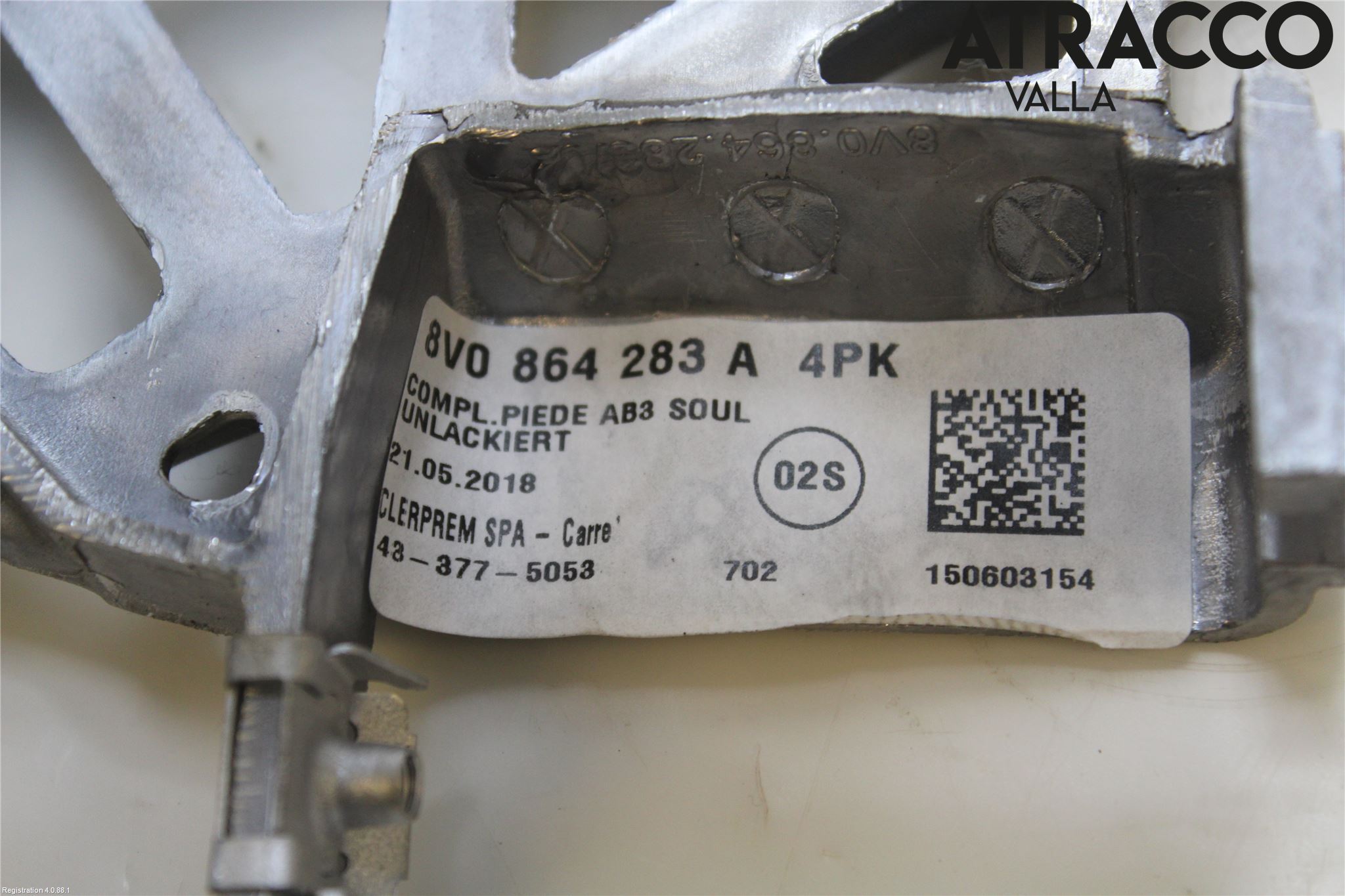 Audi A3/S3 8V 13-20 Innr Armlene