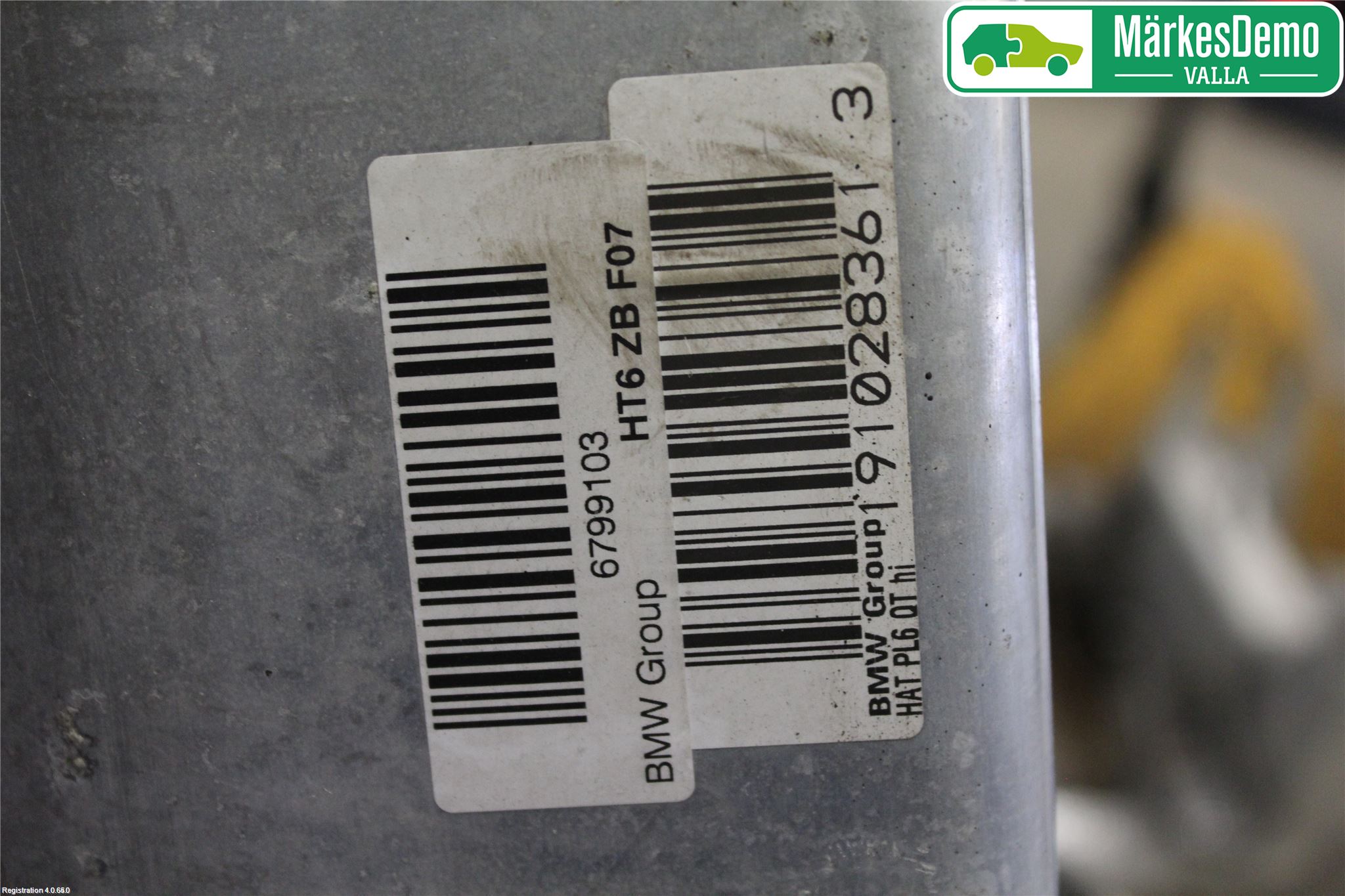 BMW 5 GT F07 09-17 Bakaksel Feste Travers-Ramme