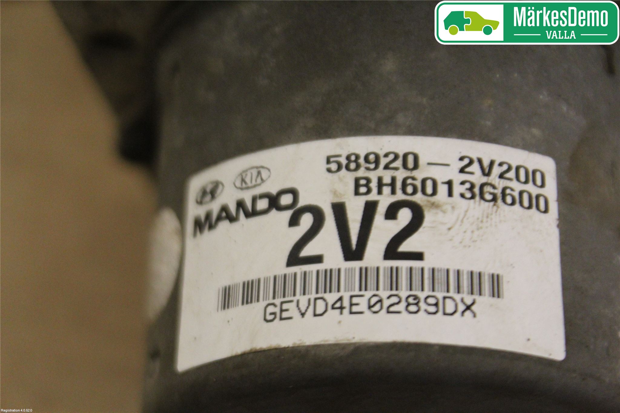 Hyundai VELOSTER 12-17 Abs Hydraulikkaggregat