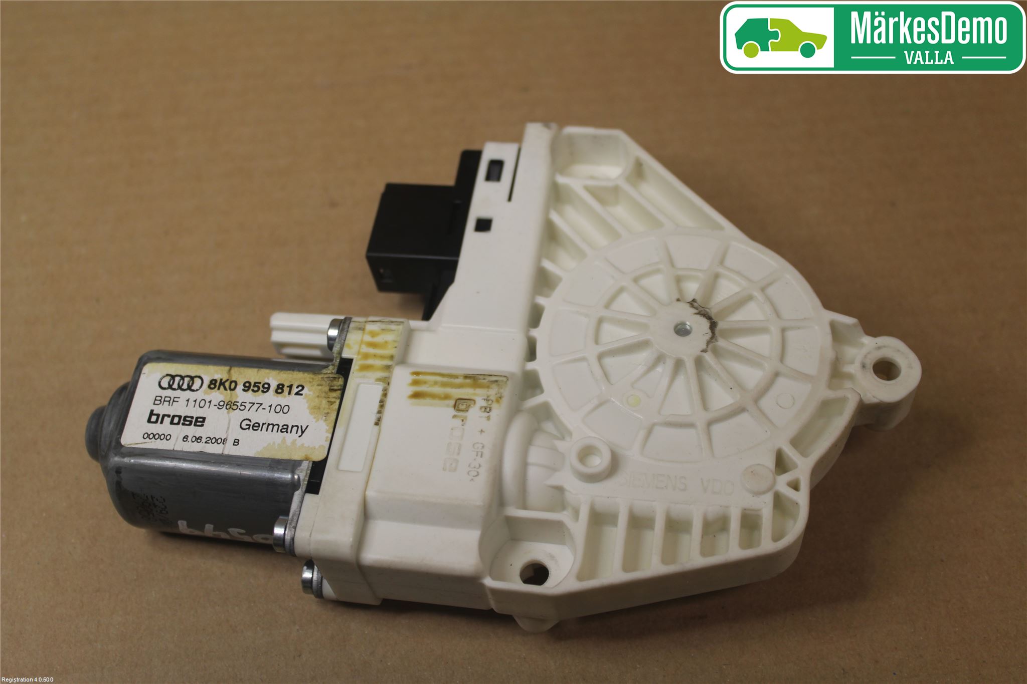 Audi A4/S4 08-11 Vindusheismotor