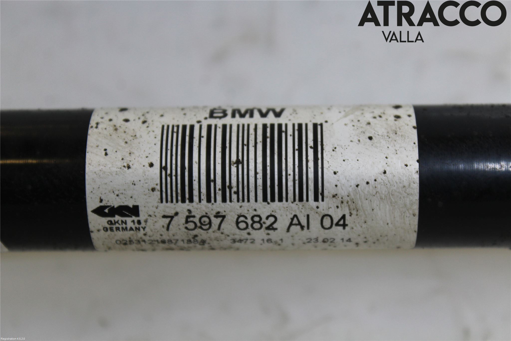 BMW 4 F32/F33/F82/F83 13-20 Drivaksel Bak Kompl Høyre