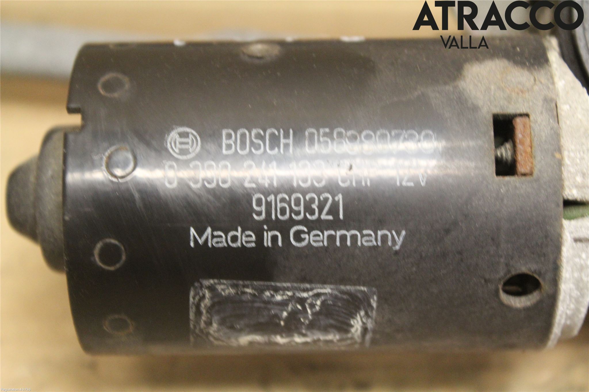 Volvo S70/V70/XC  97-00 Viskermotor Frontrute