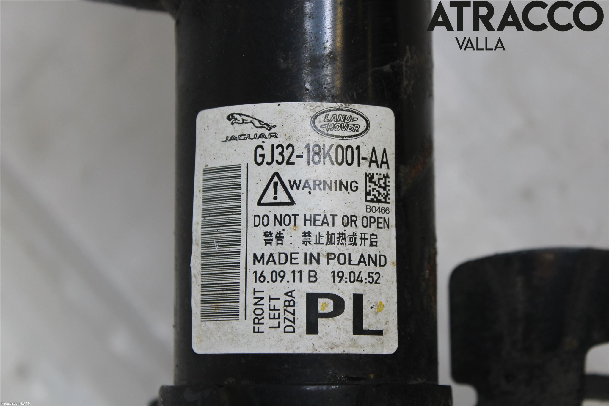 Landrover LAND ROVER RANGE ROVER EVOQUE (L538) 11-18 Fjærbein Foran Venstre