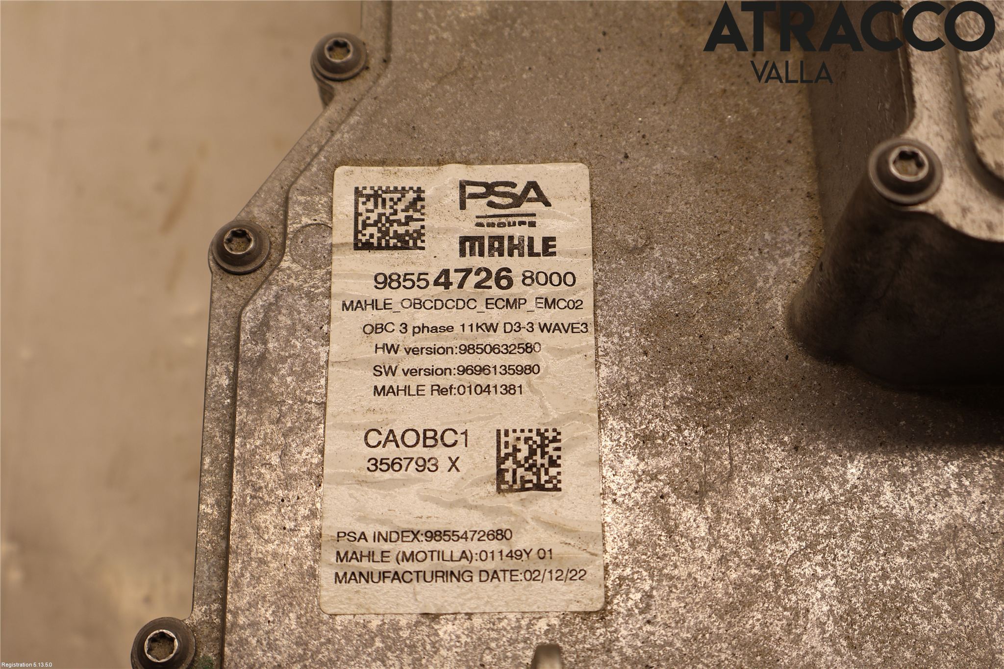 Peugeot 2008/E-2008 20- Batterilader Hybrid