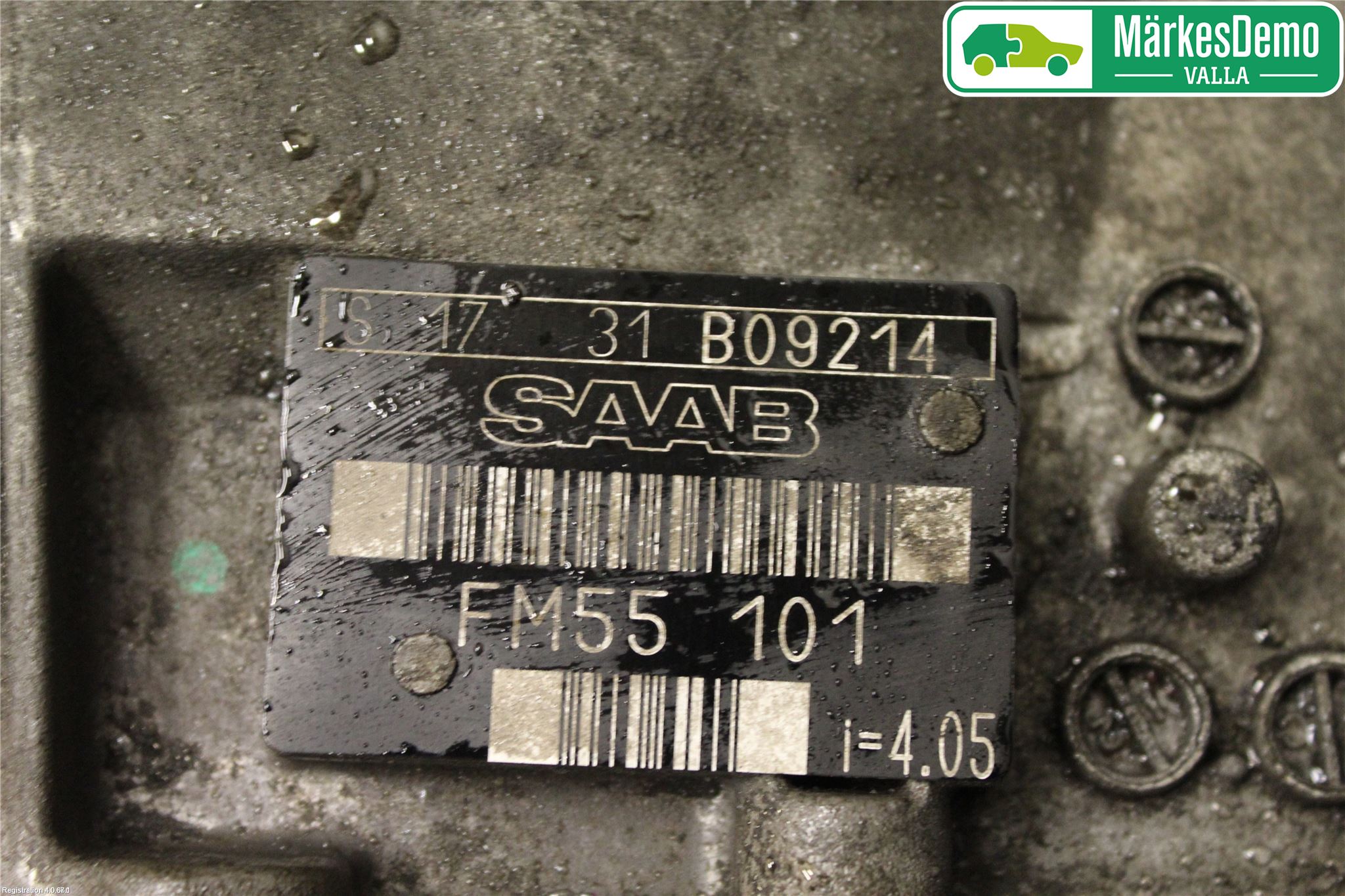 Saab 9-3 VER 2 Gearkasse 5 Trinn