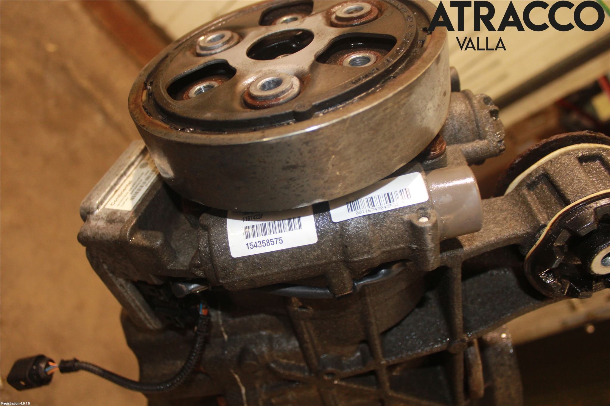 Volkswagen VW SHARAN 11- Bakaksel Kardang Bak -Diff
