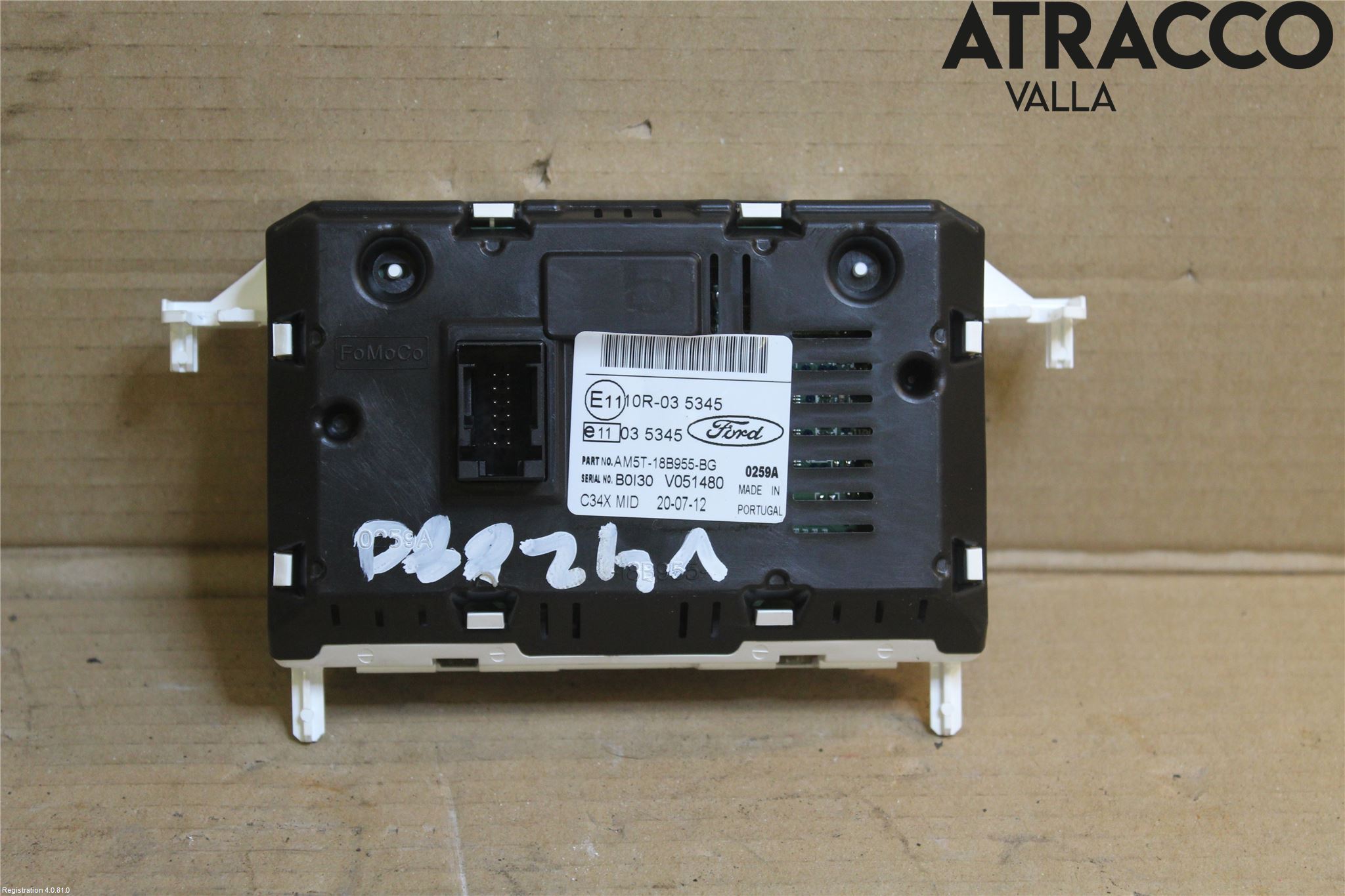 Ford C-MAX II  11-14 Instr Varselys - Display
