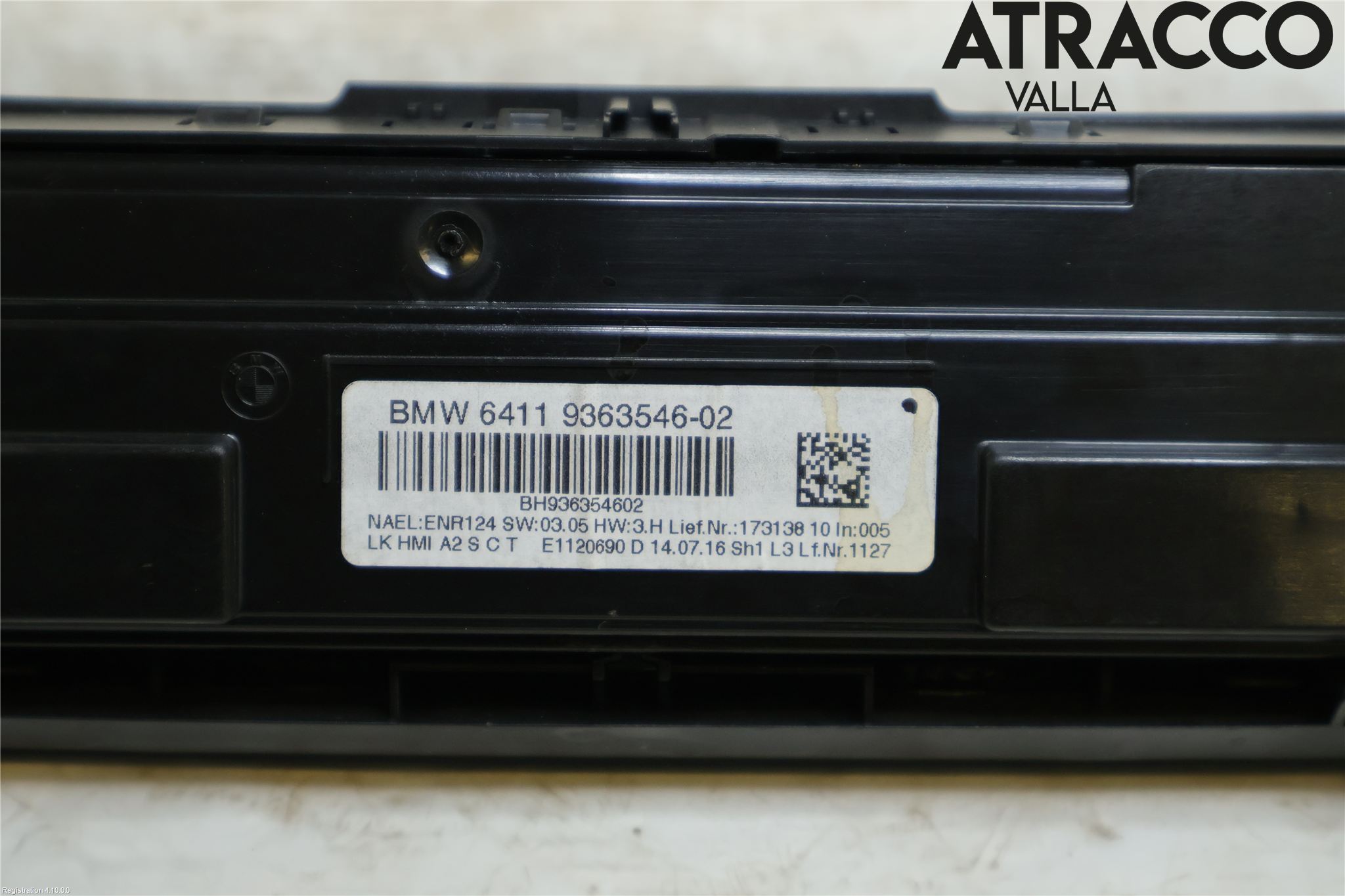 BMW 4 F36 Gran Coupé 14-20 Varme Ac Betjening-Display