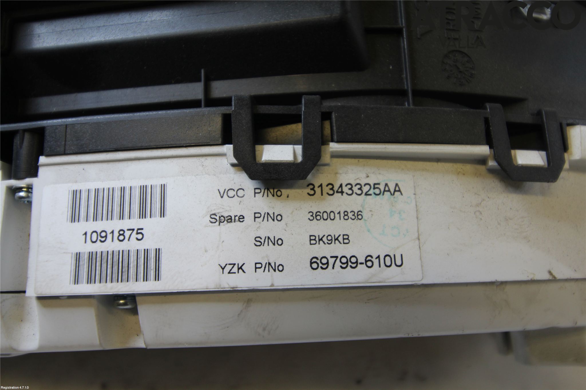 Volvo XC70 08-13 Instr Kombinert