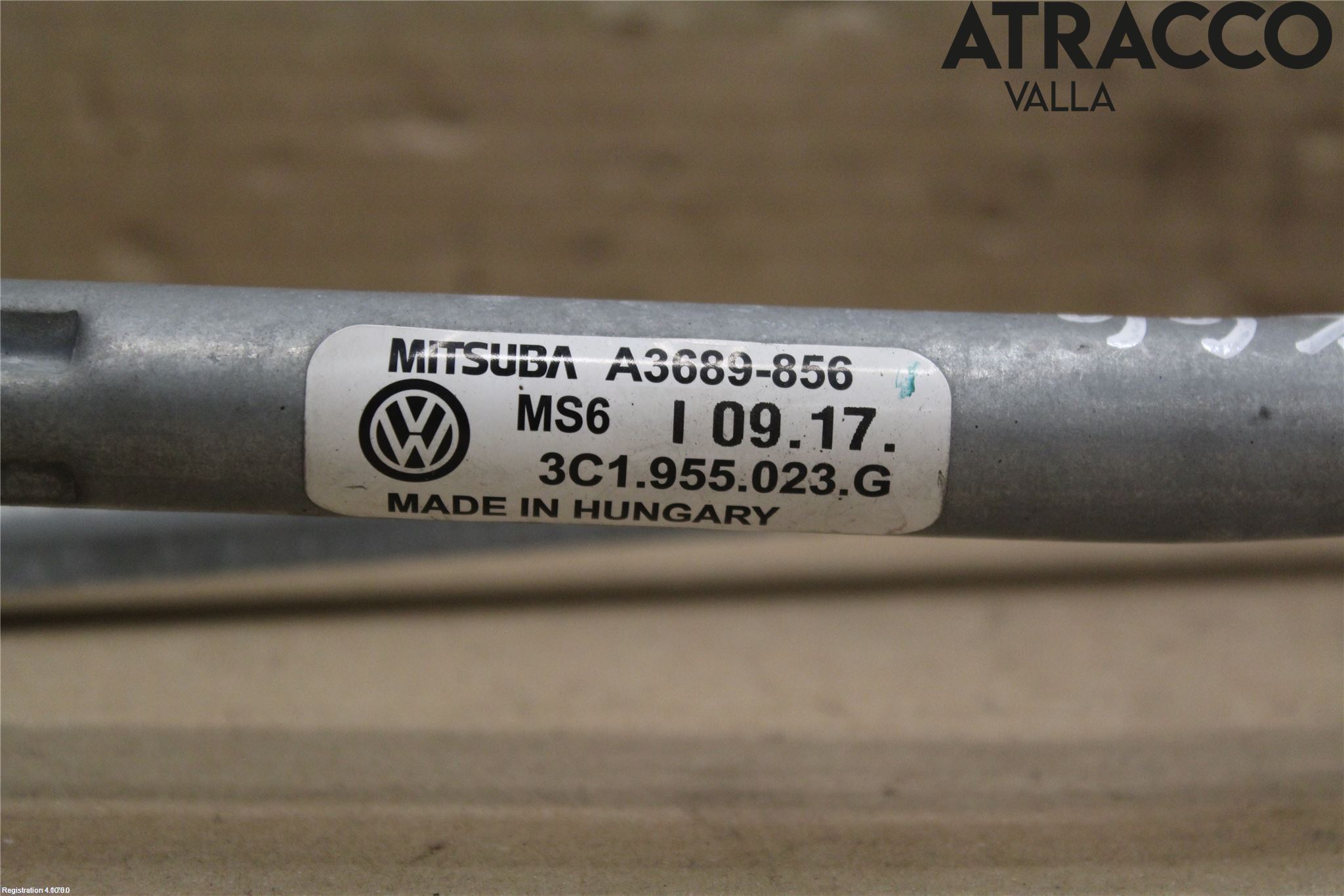 Volkswagen VW PASSAT 05-11 Viskeroverføring Frontrute