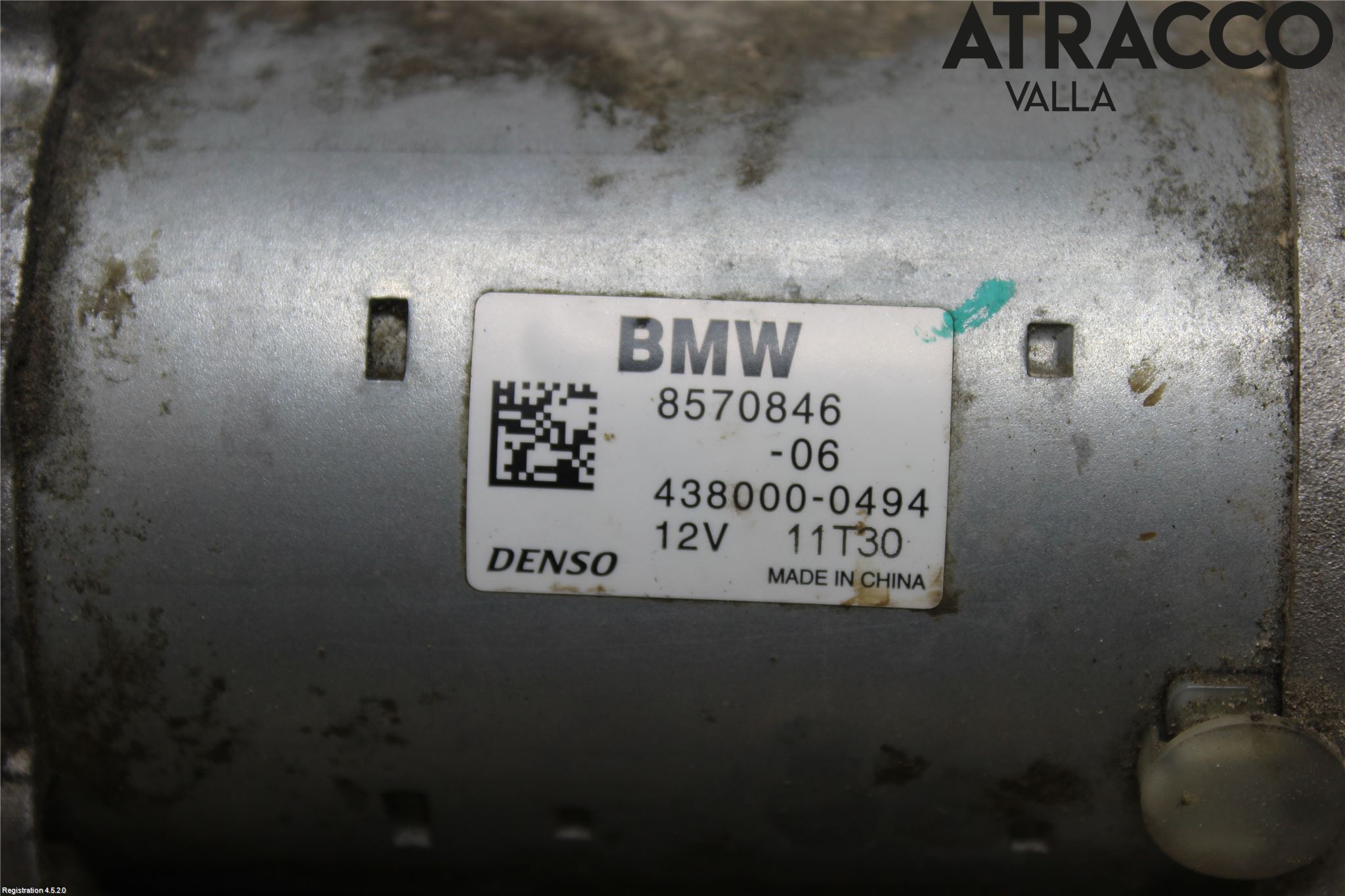 BMW 3 F30/F31/F80 12-19 Startmotor Diesel