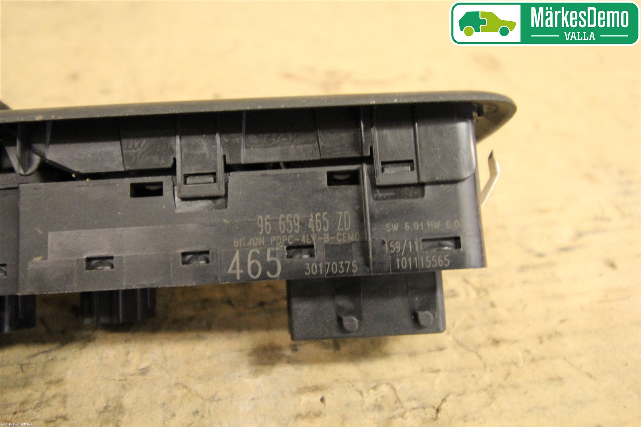 Citroen C5 08-17 Bryter Vindusheis