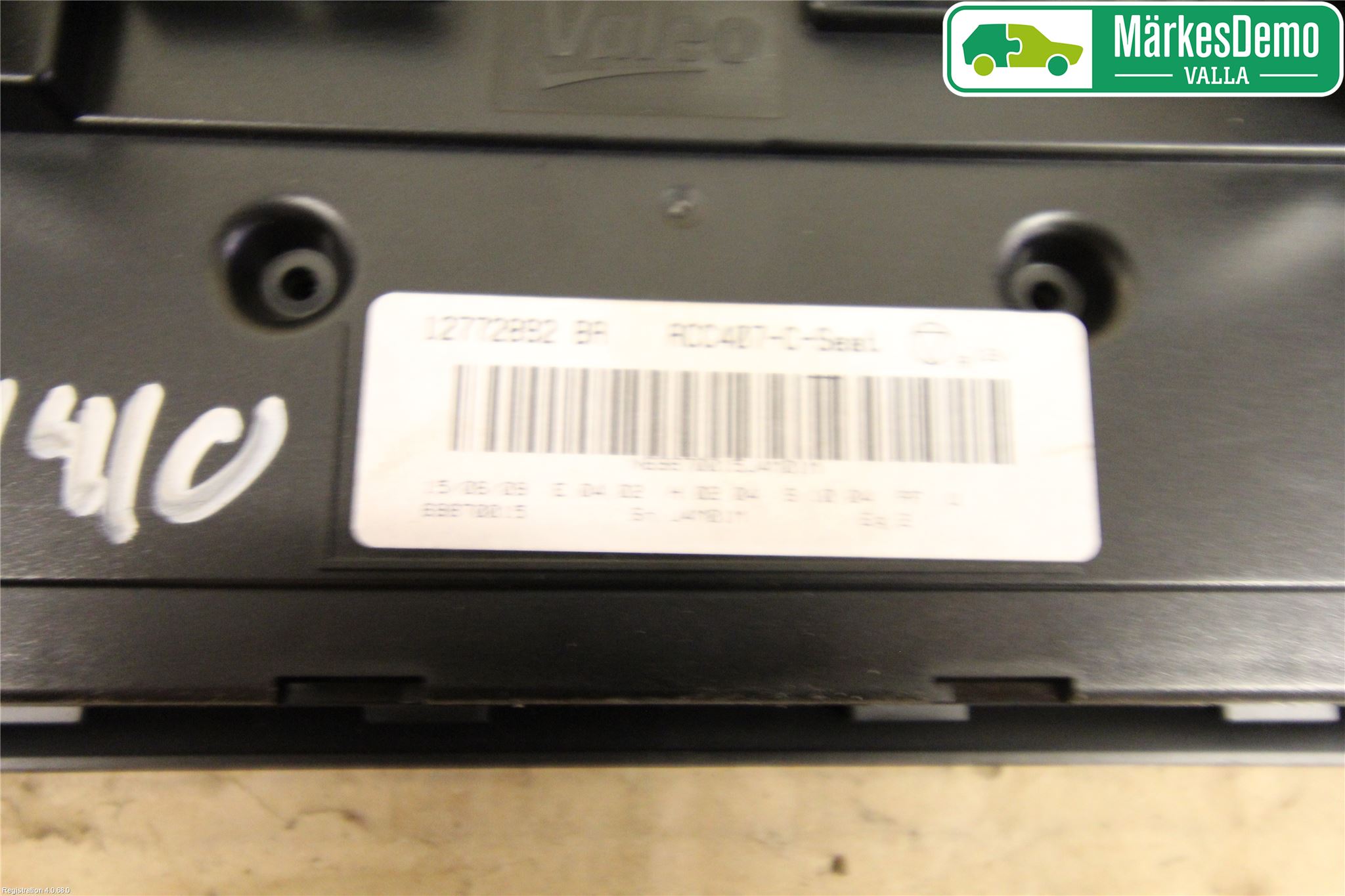 Saab 9-3 VER2/VER3 08-15 Varme Ac Betjening-Display