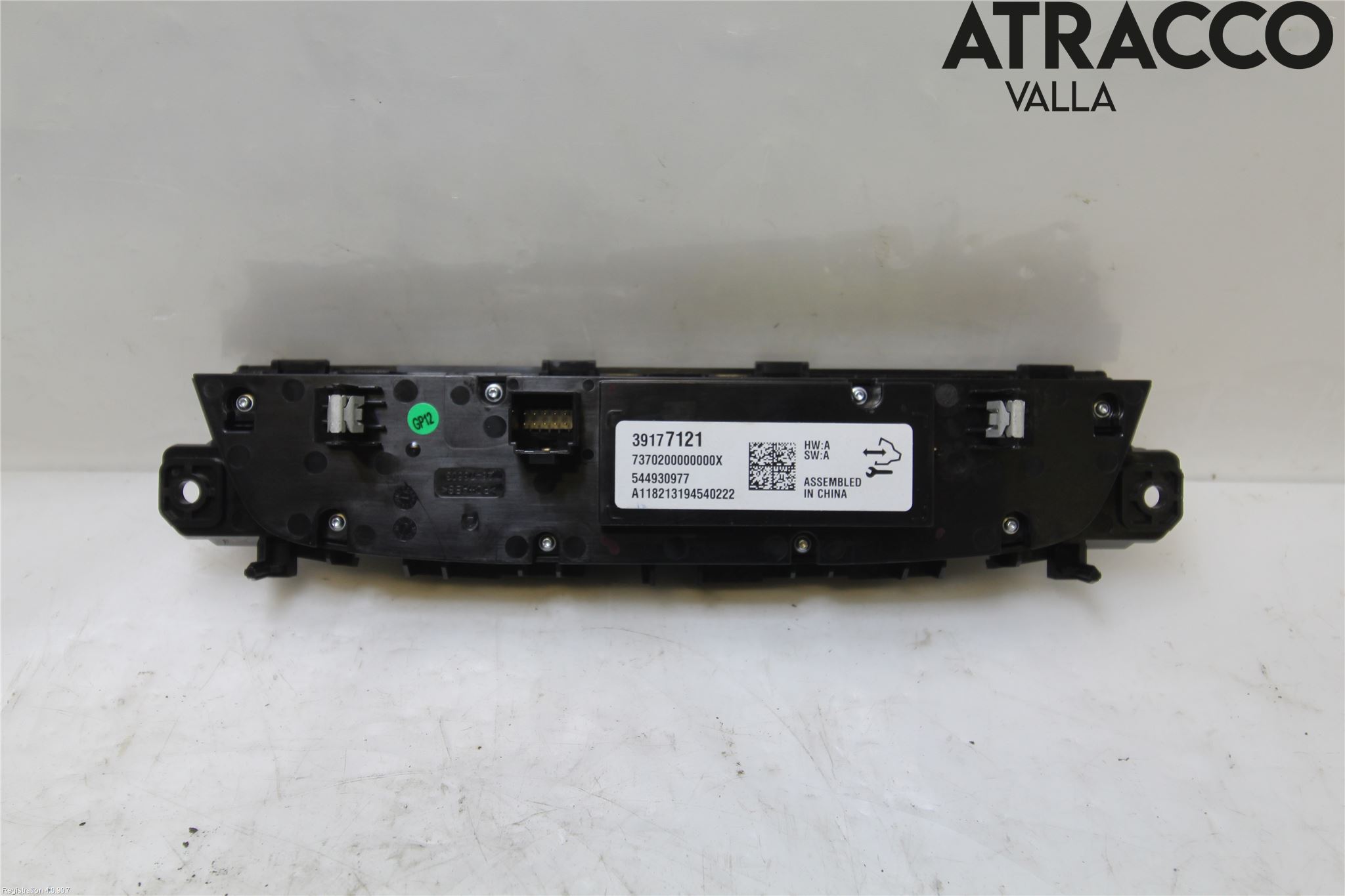 Opel INSIGNIA 17- Varme Ac Betjening-Display