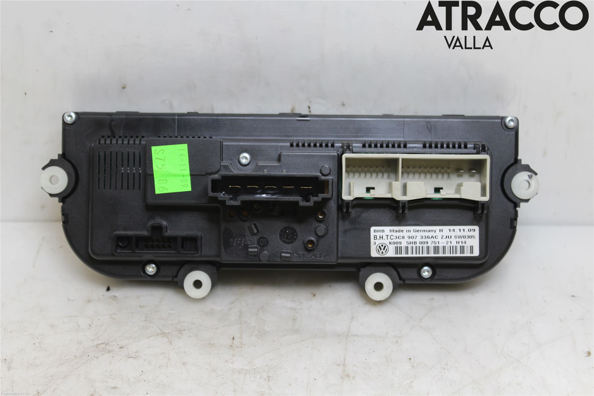 Volkswagen VW GOLF PLUS/CROSS GOLF 04-14 Varme Ac Betjening-Display