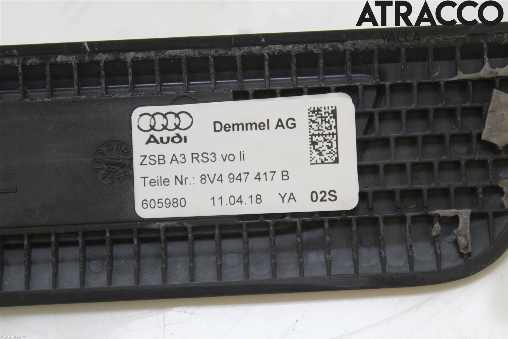 Audi A3/S3 8V 13-20 Innr Terskel Innstigning