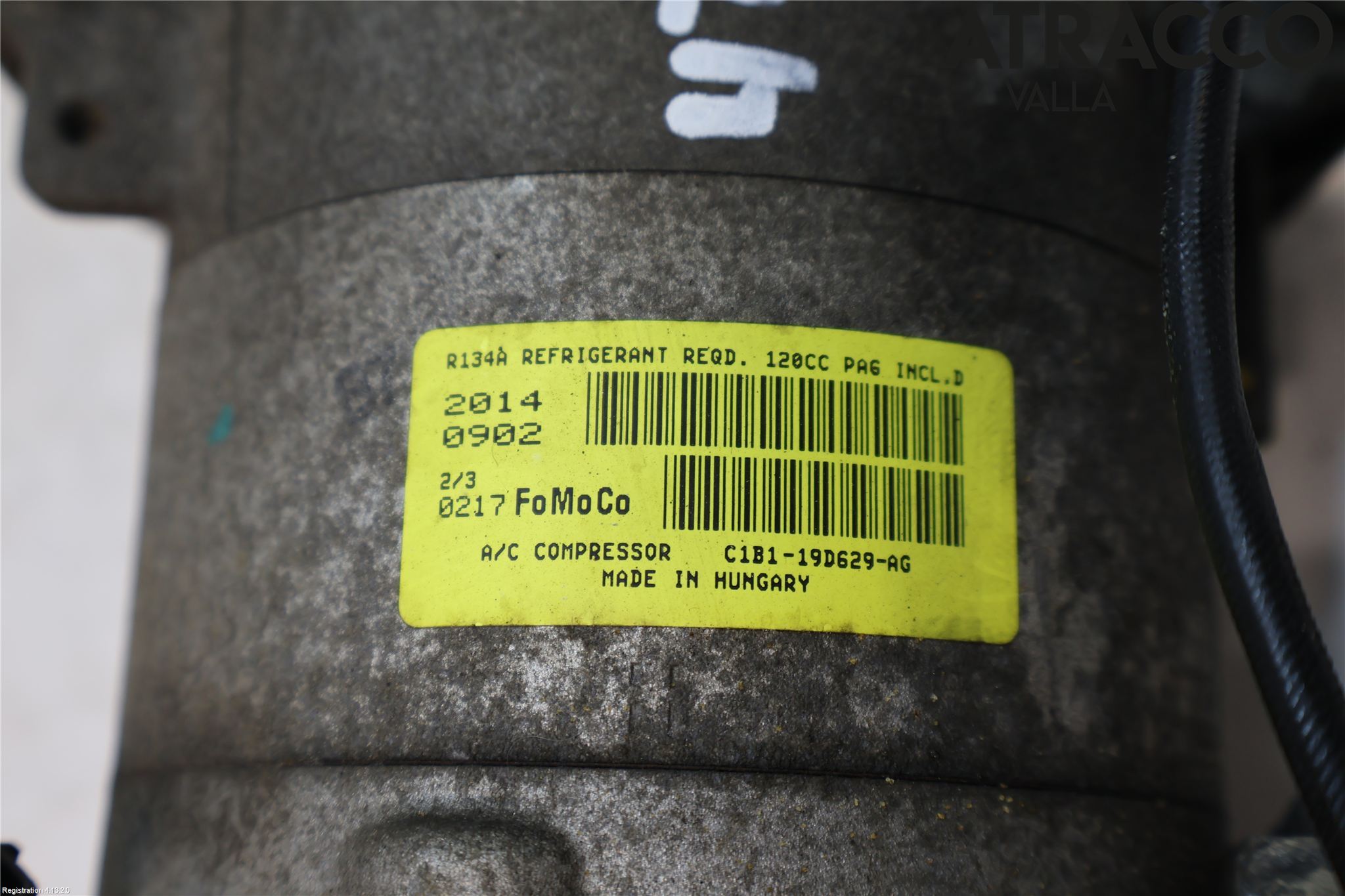 Ford FIESTA 13-17 Varme Ac Kompressor