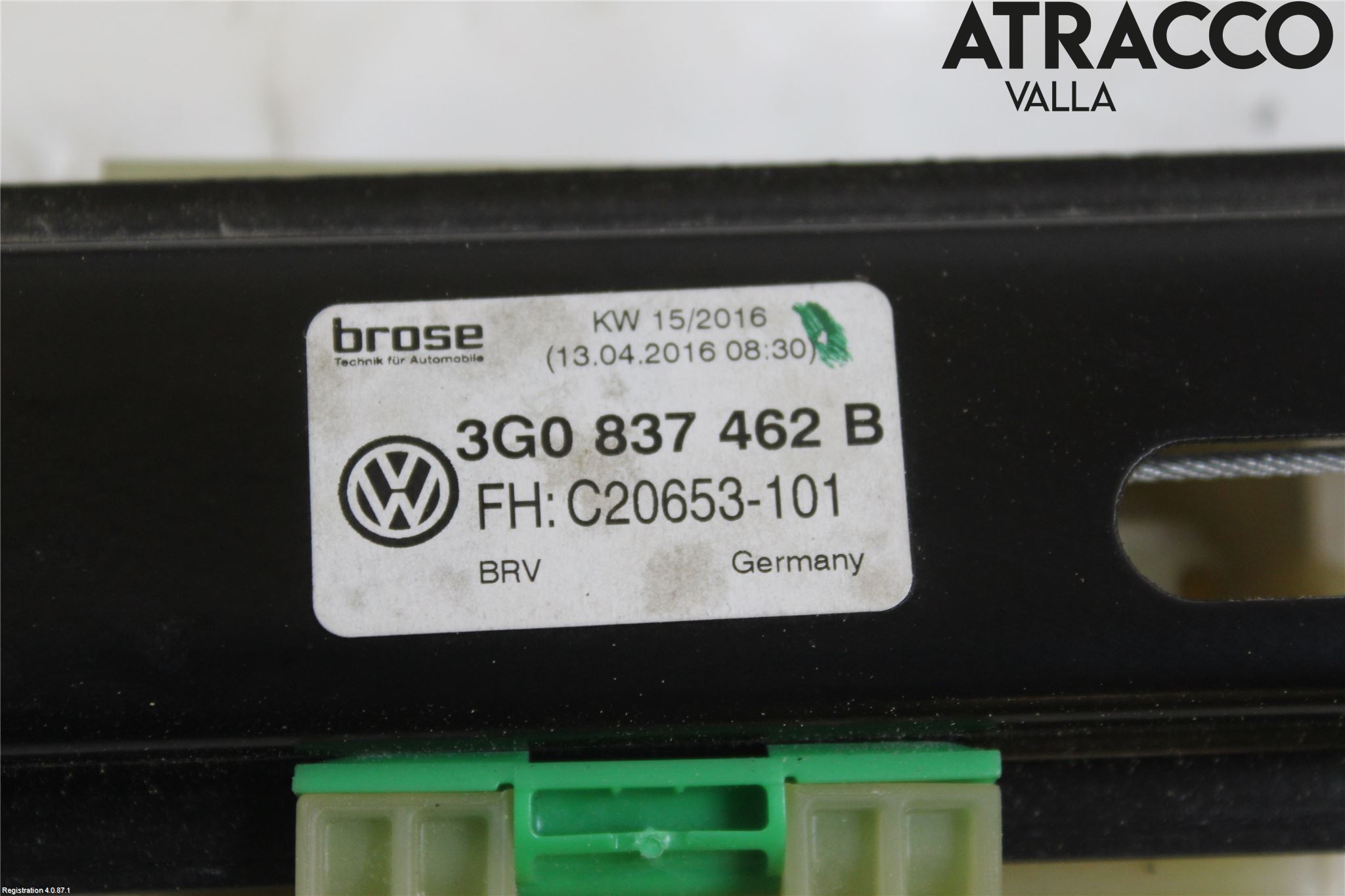 Volkswagen VW PASSAT 15-19 Vindusheis El Komp