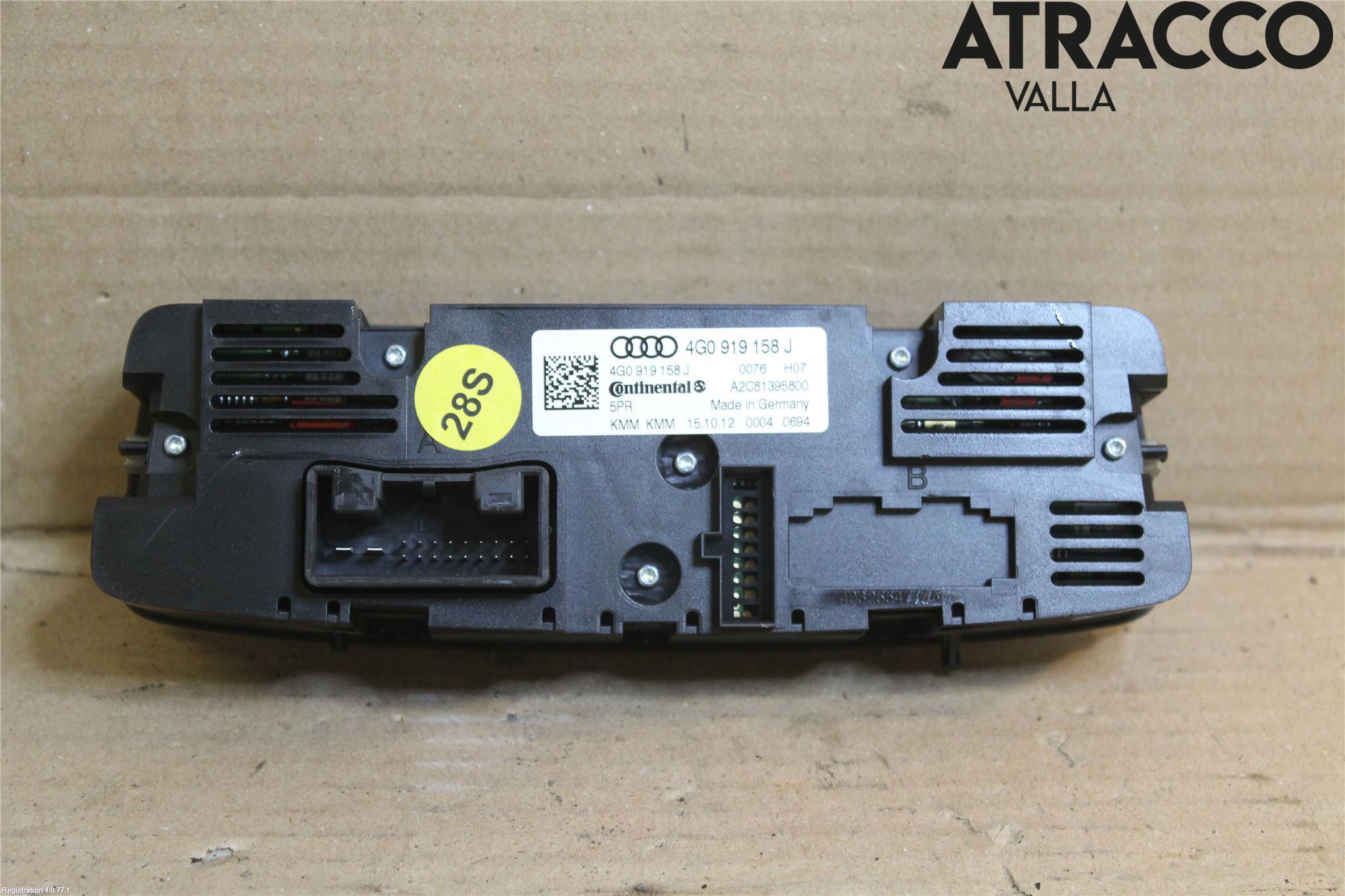 Audi A6/S6 4G 11-18 Varme Ac Betjening-Display
