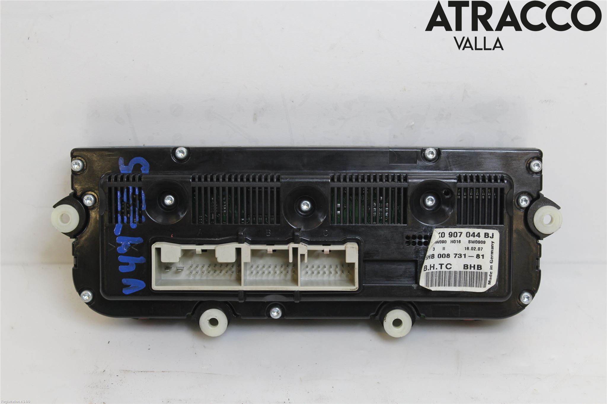 Volkswagen VW TOURAN 03-10 Varme Ac Betjening-Display