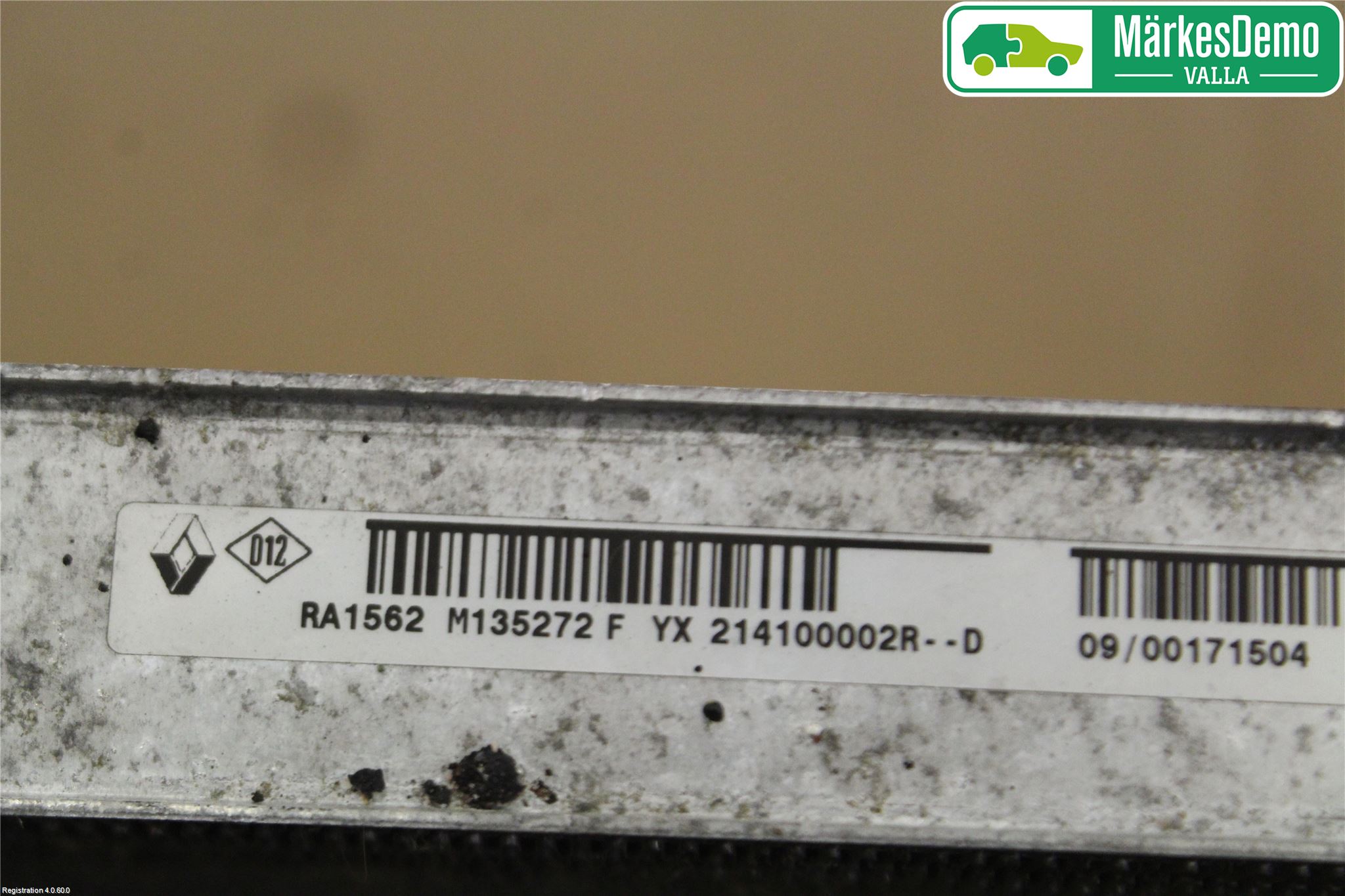 Renault MEGANE III 09-15 Radiator Manuell