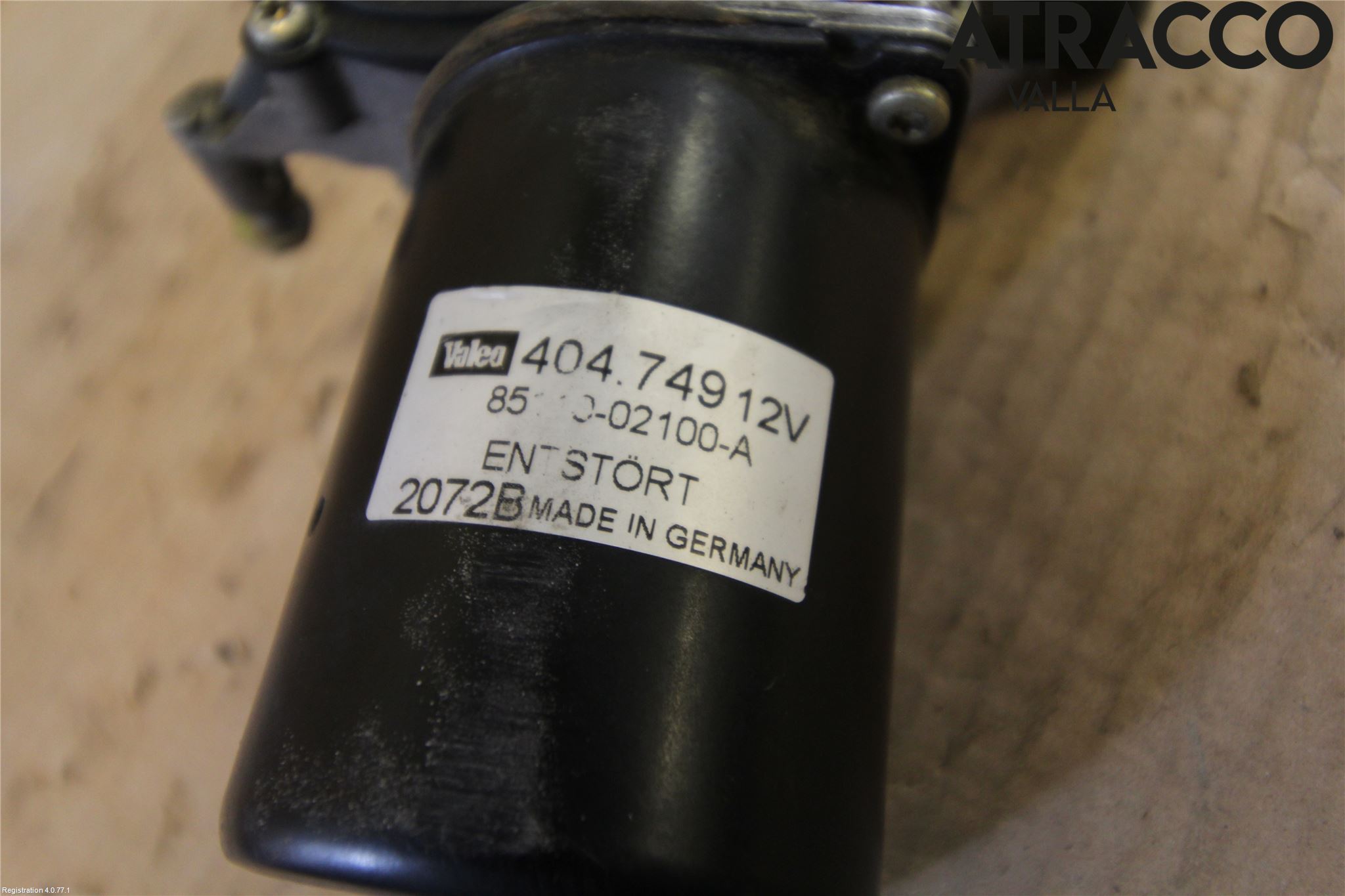 Toyota COROLLA 02-07 Viskermotor Frontrute