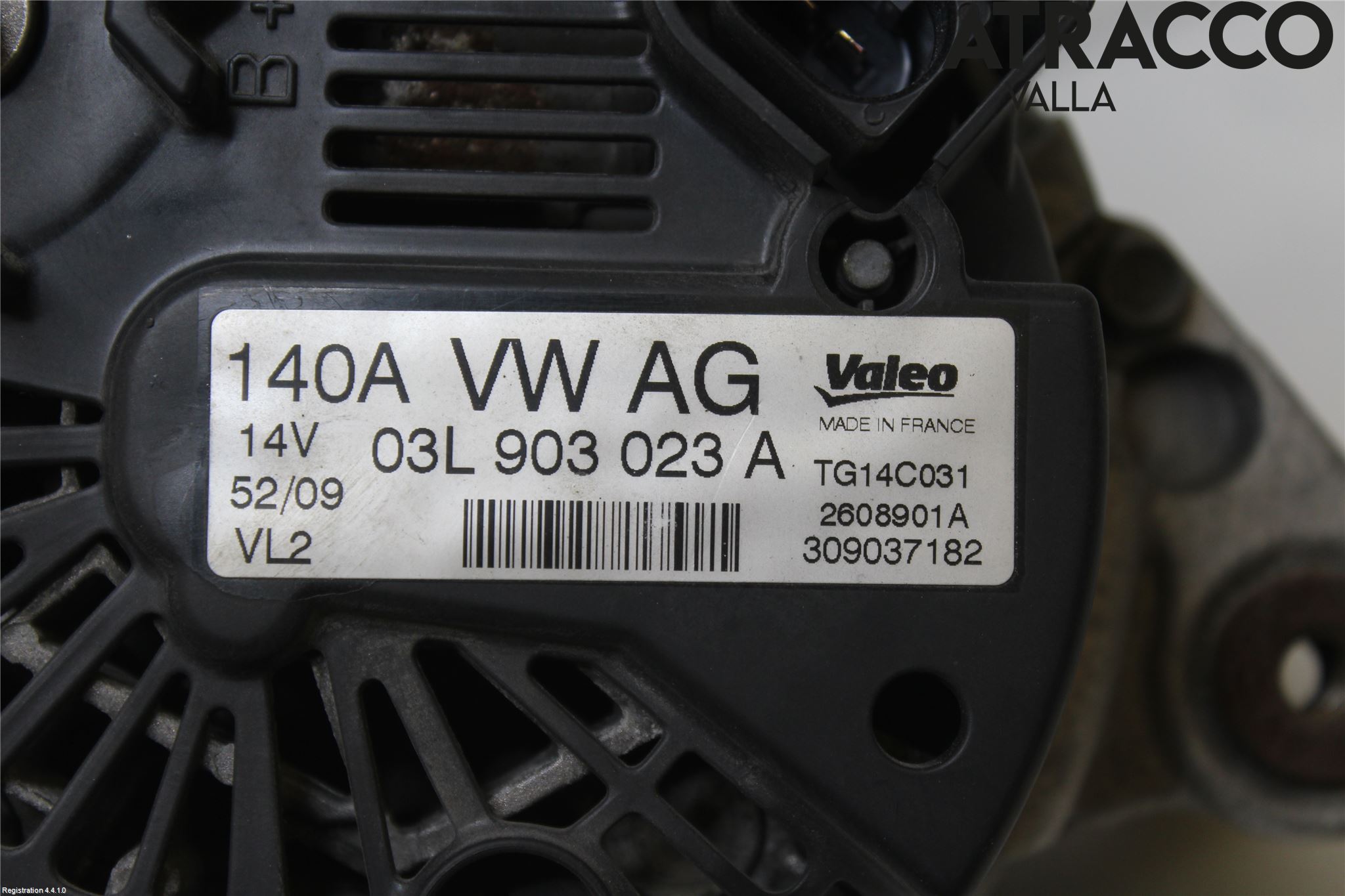 Volkswagen VW GOLF VI 09-13 Dynamo
