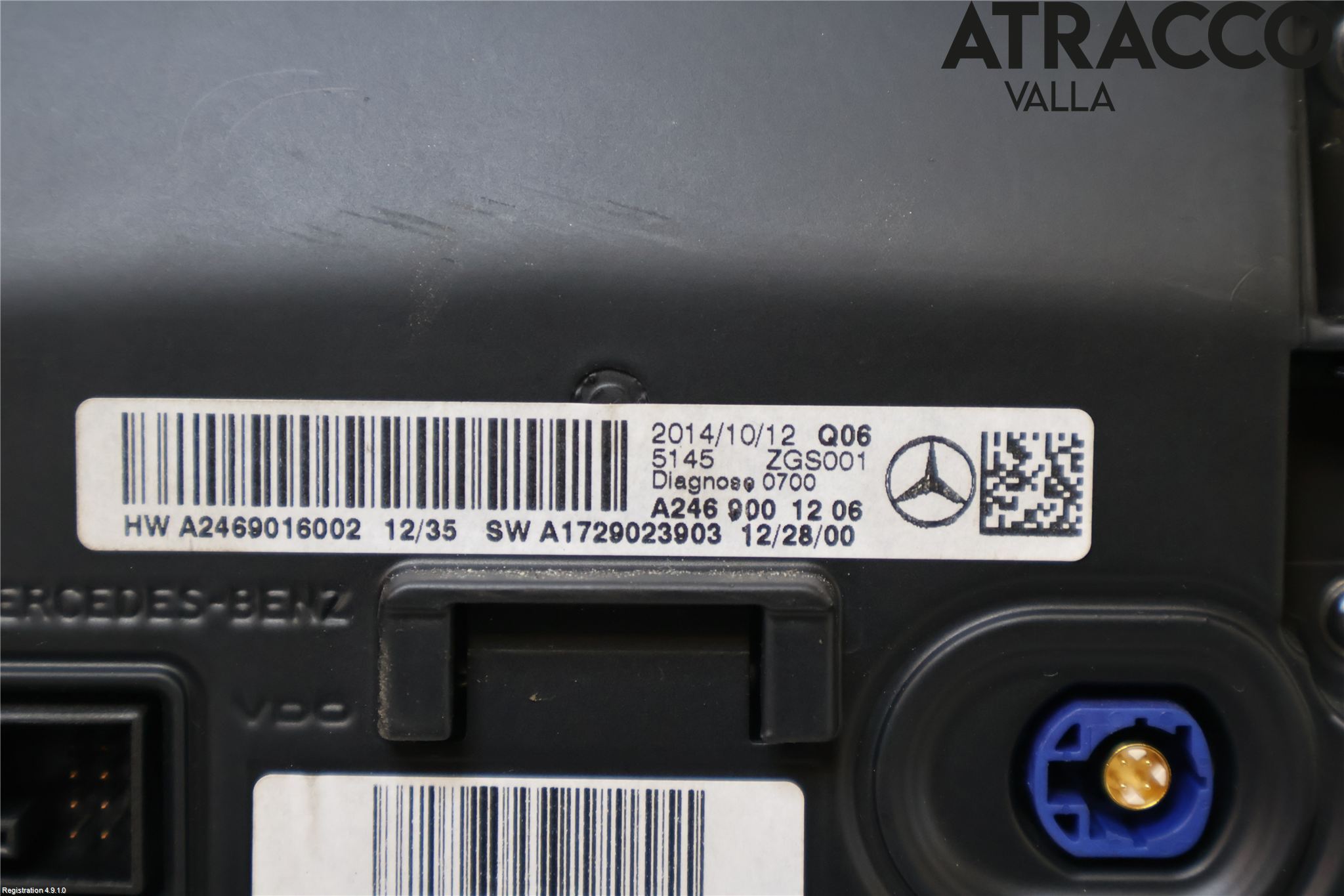 Mercedes-Benz MB CLA-KLASS (C117/X117) 13-19 Instr Skjerm Dvd-Gps-Ac-Tlf