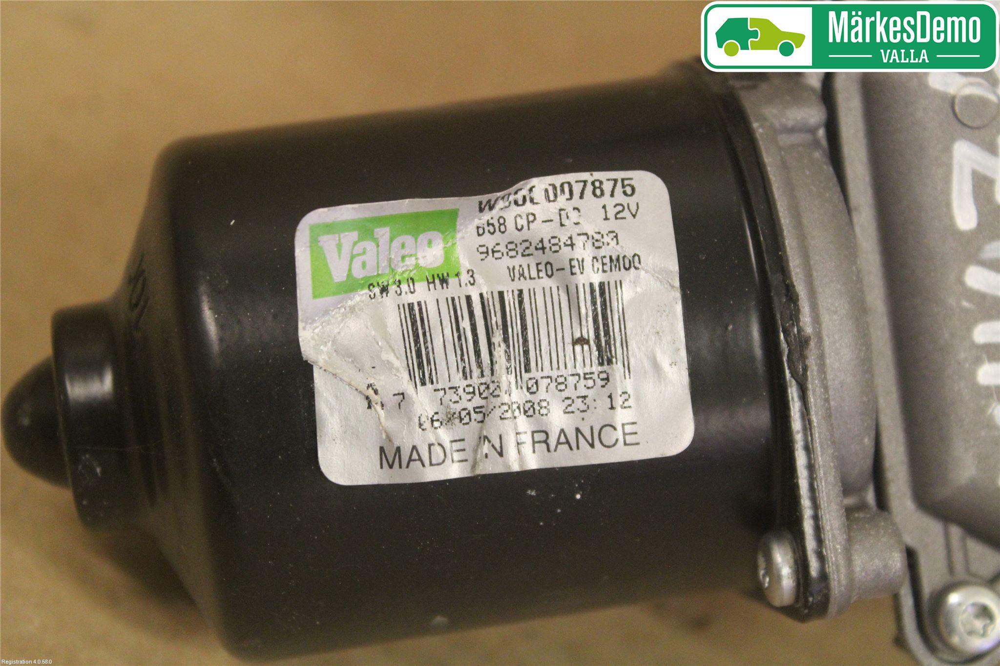 Citroen C4 PICASSO 06-13 Viskermotor Frontrute