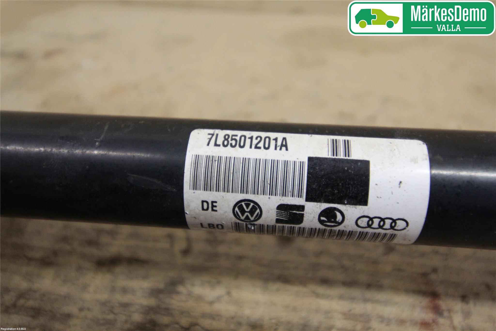 Audi Q7/SQ7 Drivaksel Bak Kompl  V = H