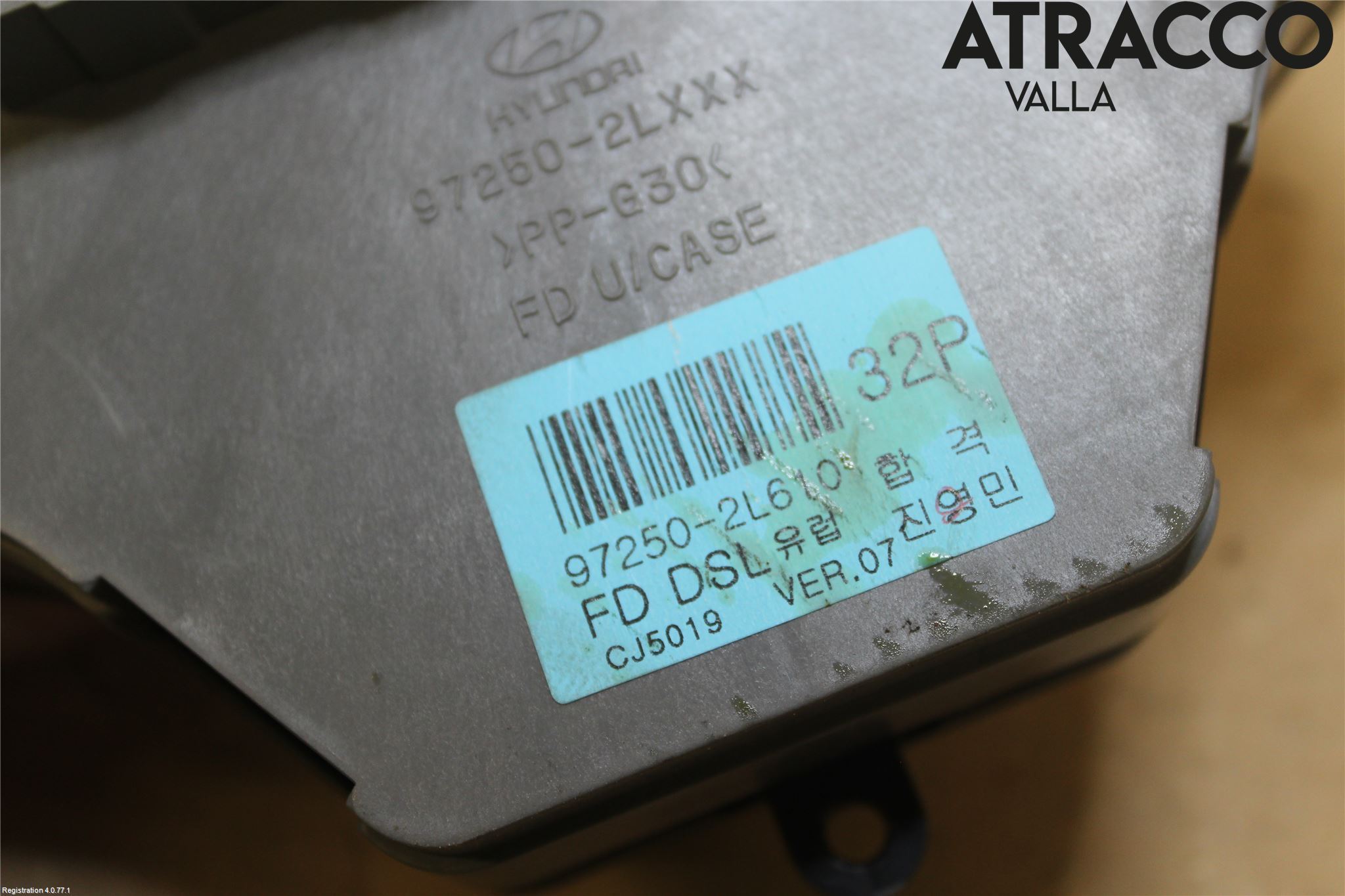 Hyundai i30 FD 07-12 Varme Ac Betjening-Display