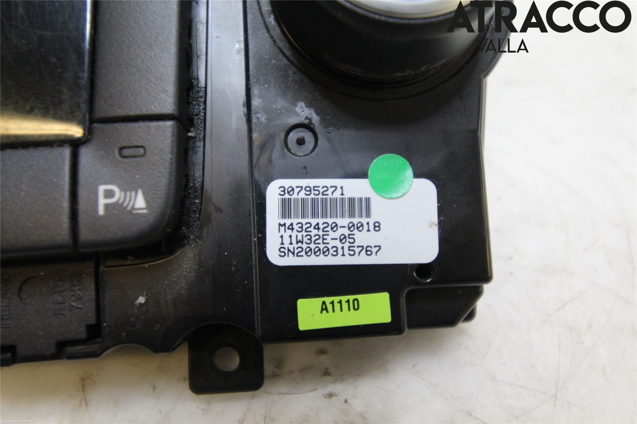 Volvo V70 08-13 Varme Ac Betjening-Display