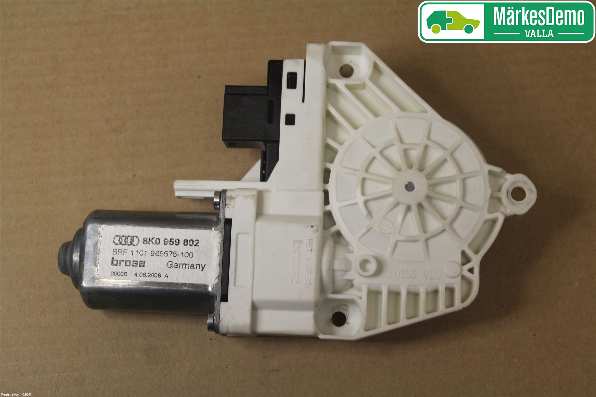 Audi A4/S4 08-11 Vindusheismotor