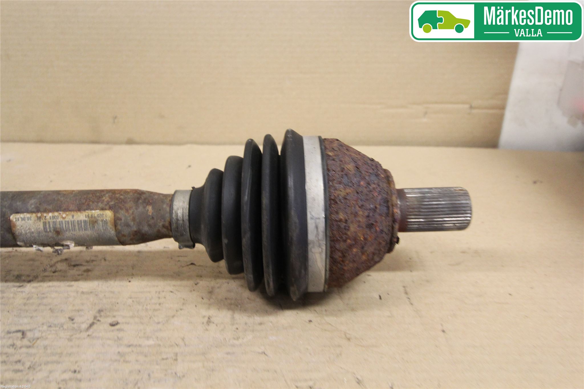 Ford MONDEO 07-15 Drivaksel Foran Kompl Høyre