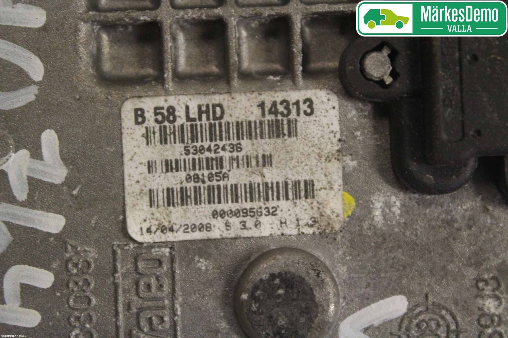 Citroen C4 PICASSO 06-13 Viskermotor Frontrute