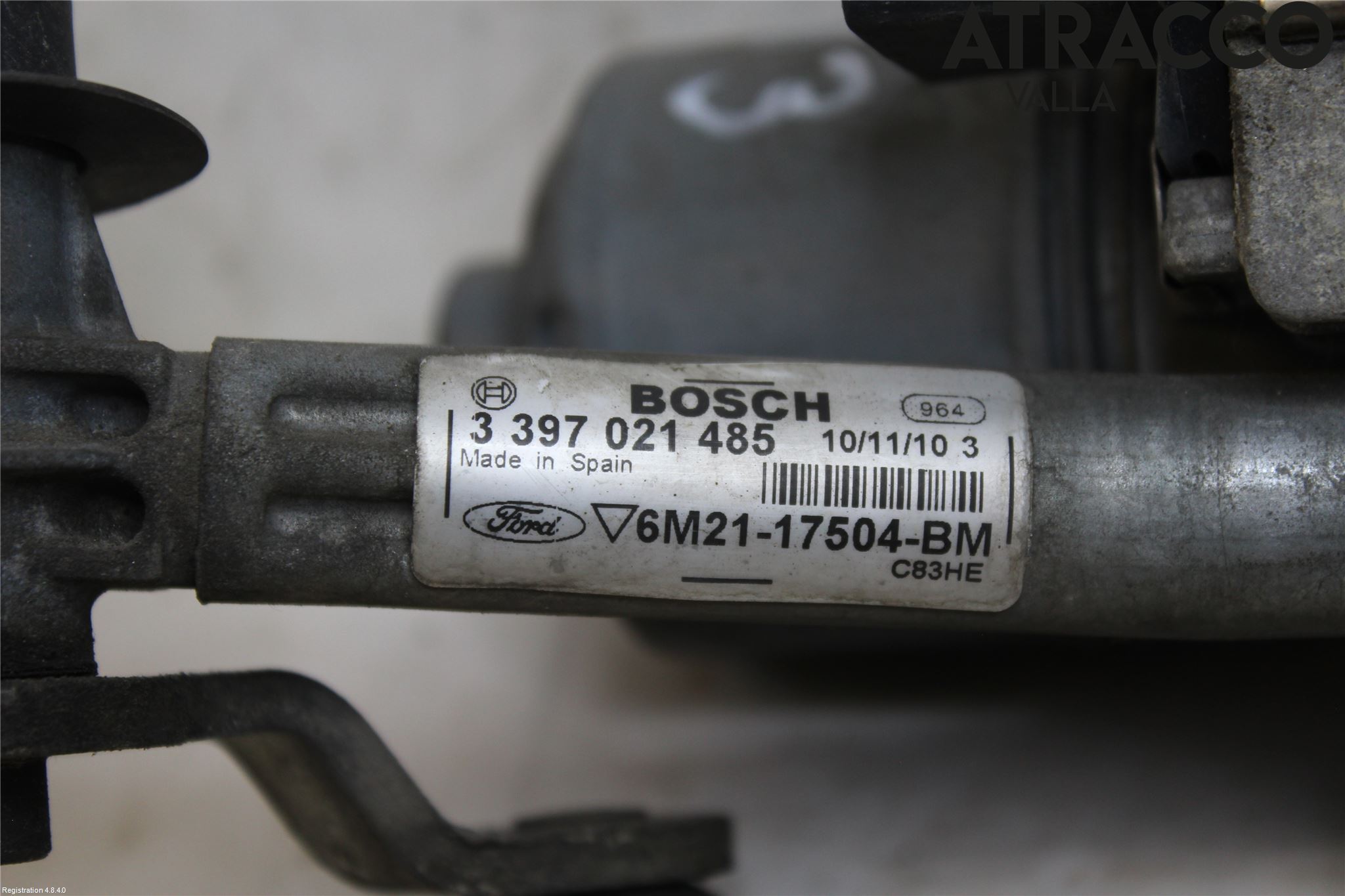 Ford S-MAX 06-15 Viskermotor Frontrute