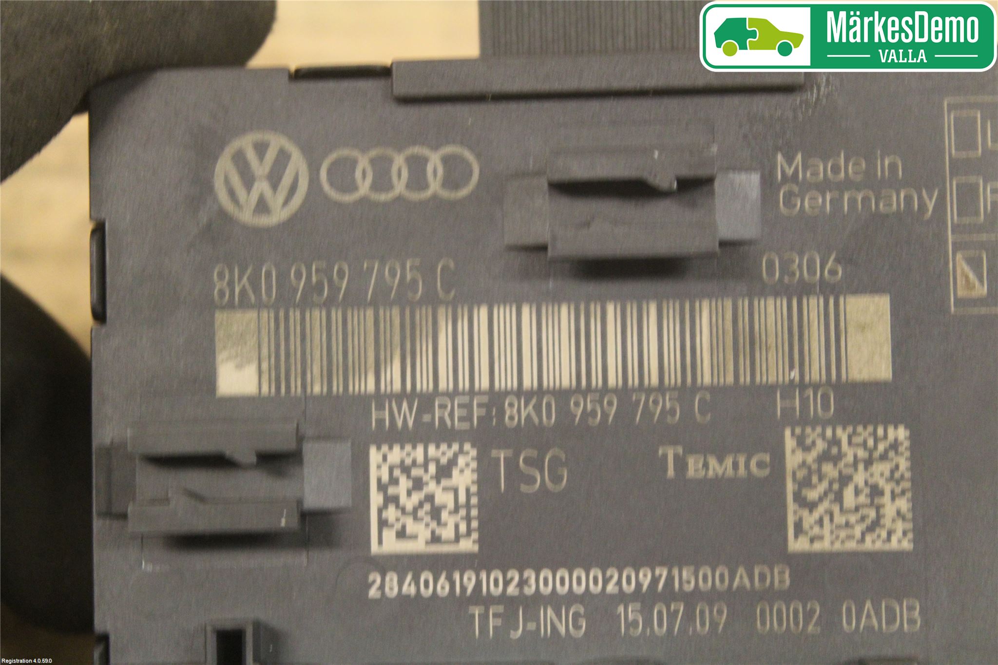 Audi A4/S4 08-11 Styreenhet Dør