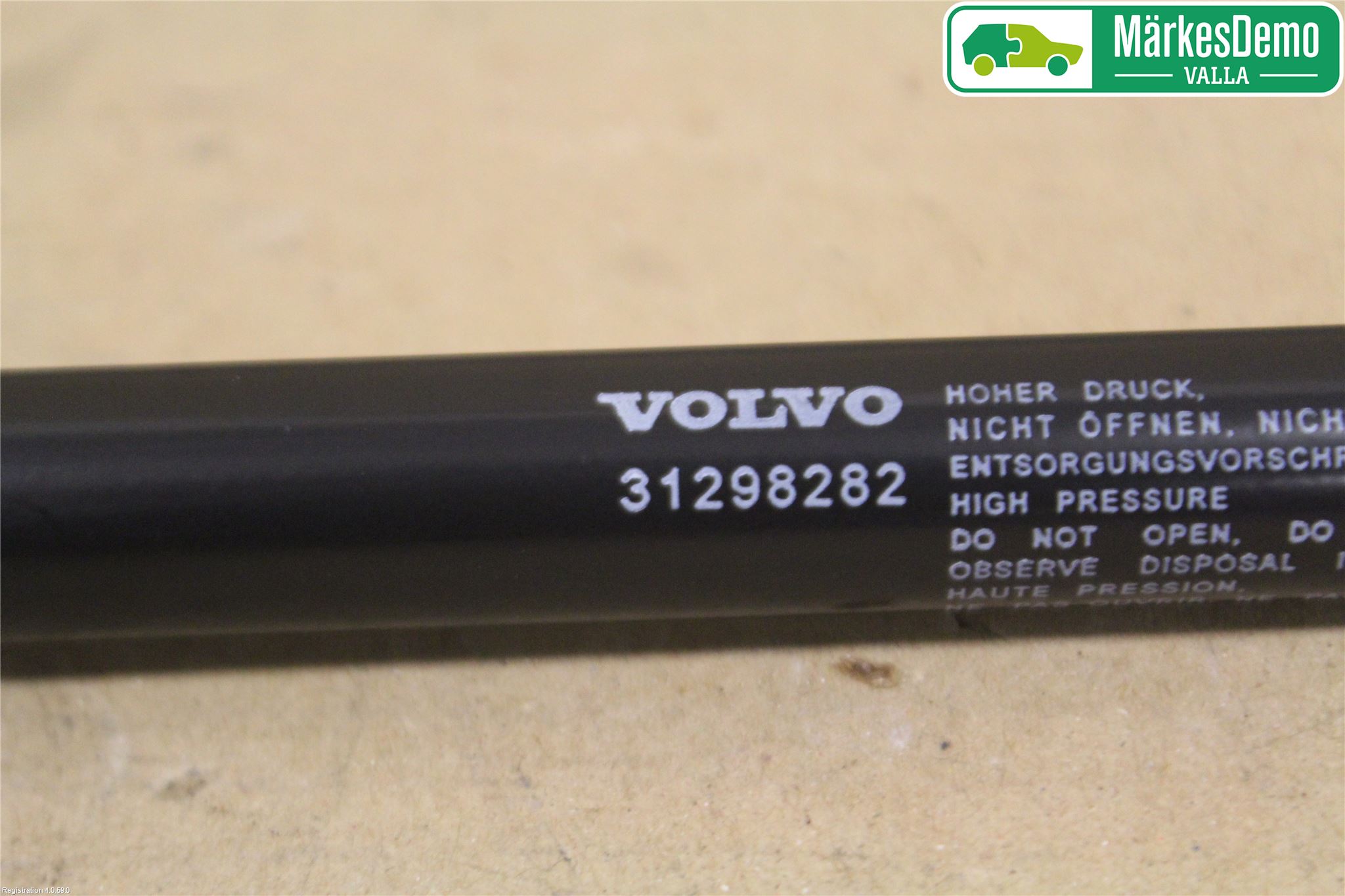 Volvo V40 12-19 Panser Demper-Gassfjær