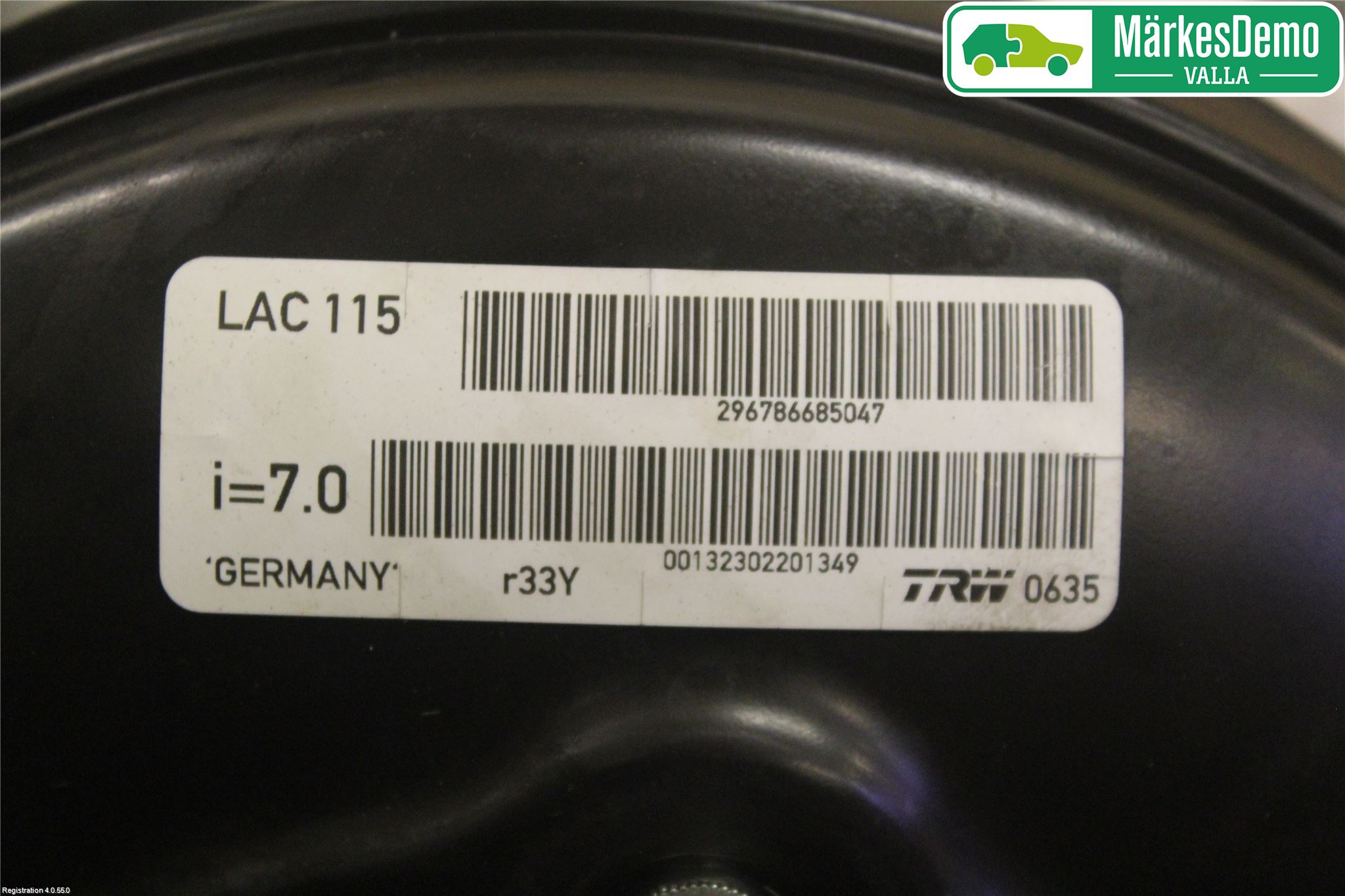 BMW 5 GT F07 09-17 Bremseservo