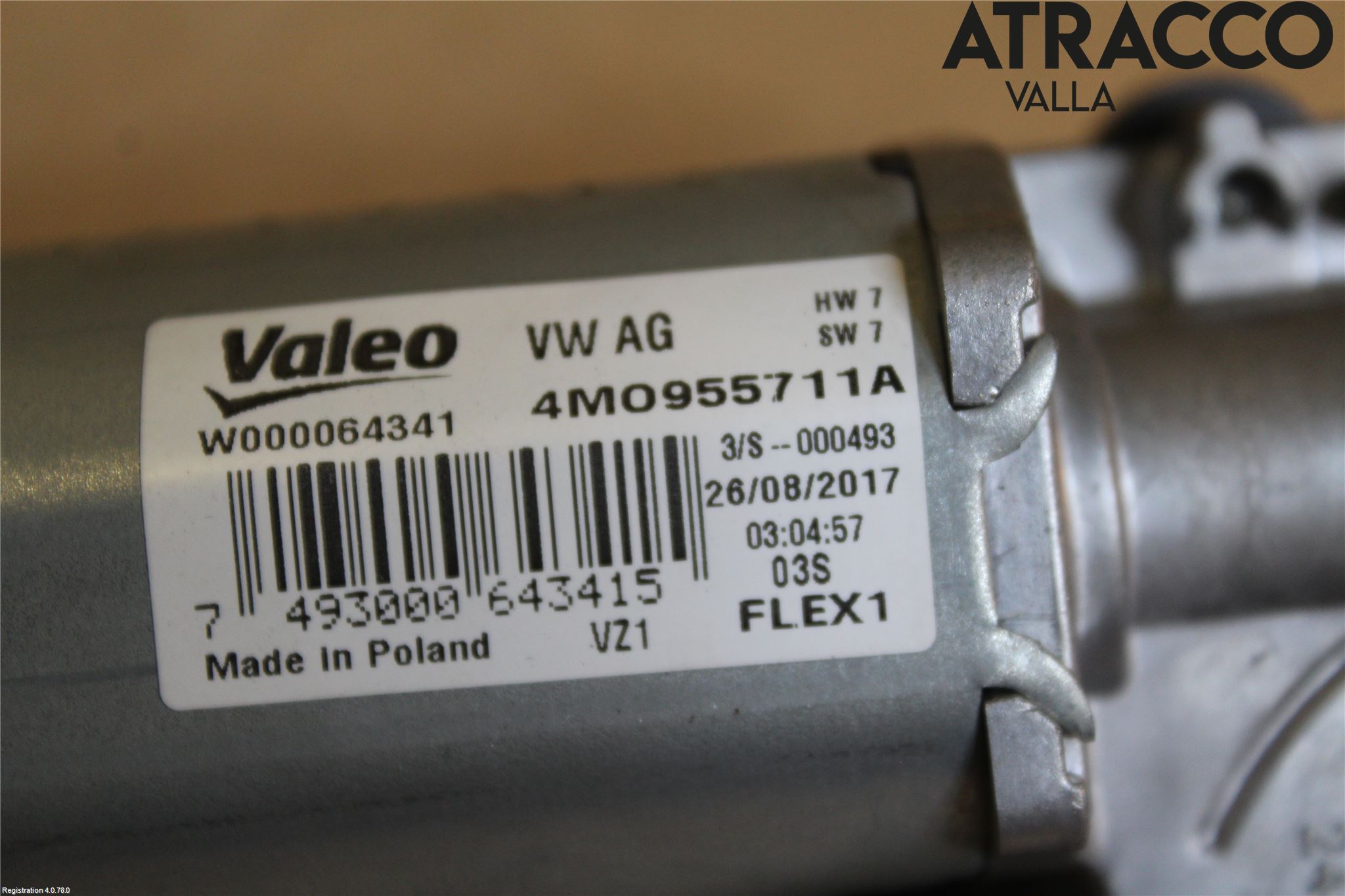 Audi A4/S4 B9 16-19 Viskermotor Bakluke