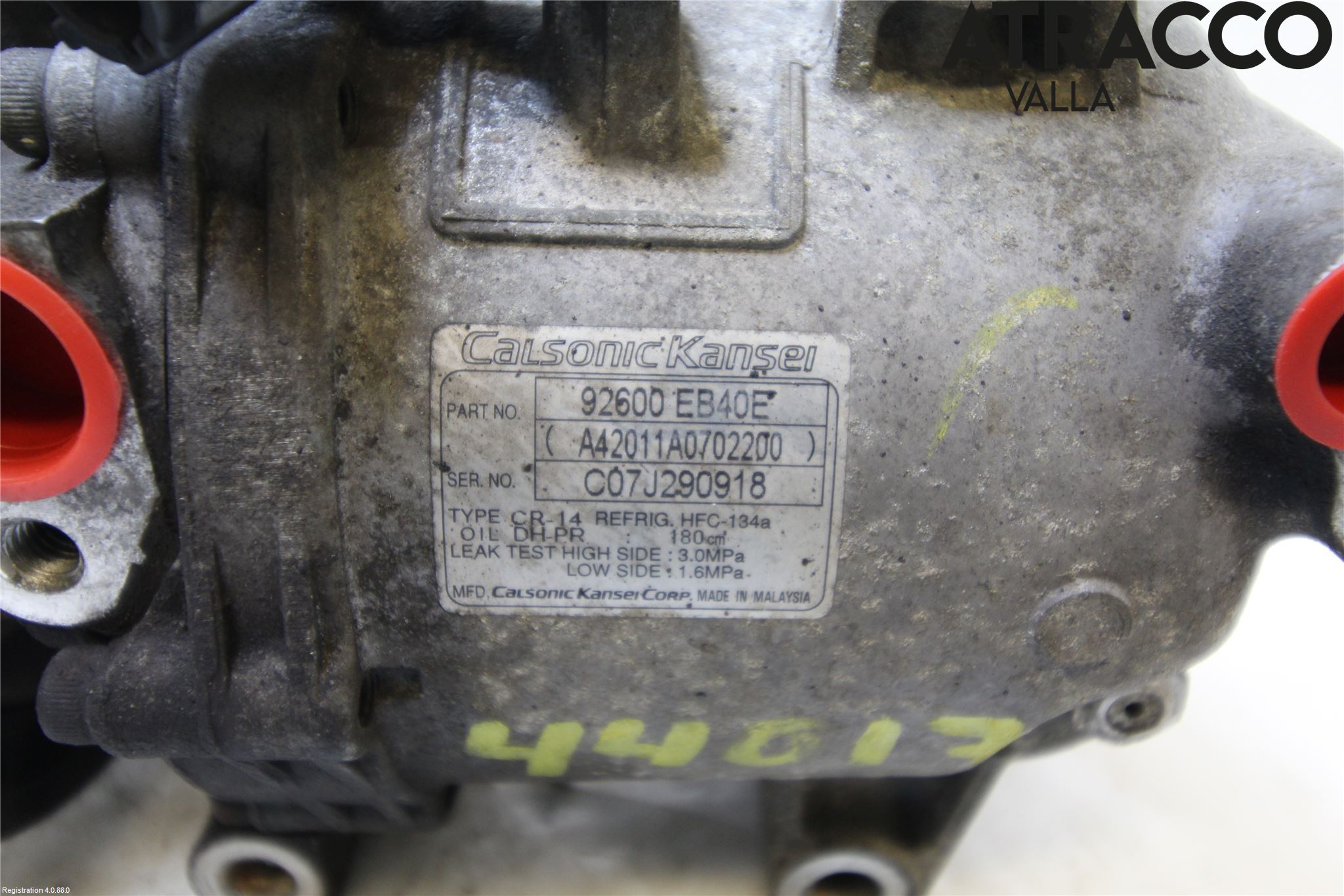 Nissan NAVARA 05-16 Varme Ac Kompressor