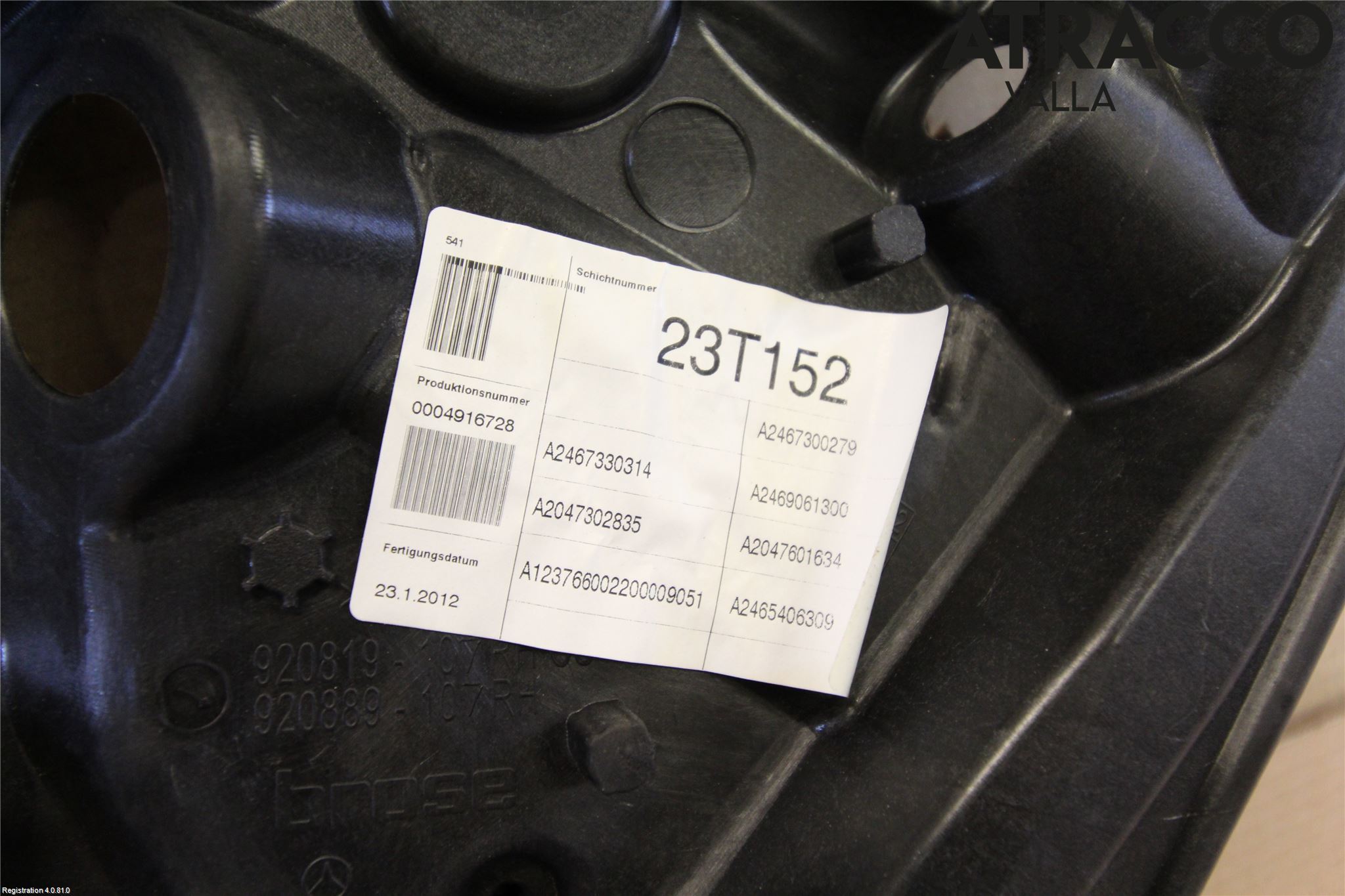 Mercedes-Benz MB B-KLASS (W246/W242) 12-19 Vindusheis El Komp
