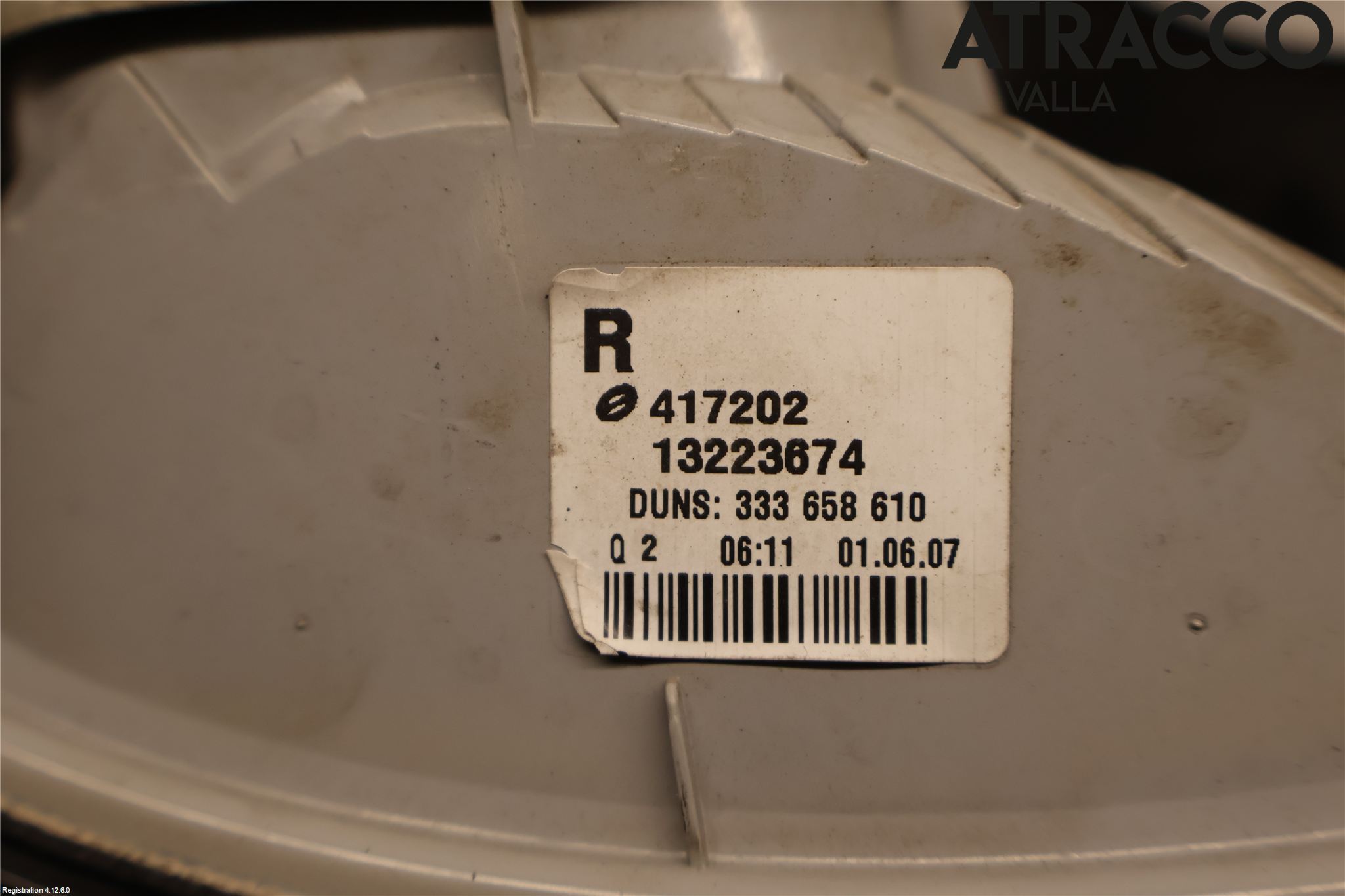 Opel ASTRA H 04-12 Baklykt Høyre