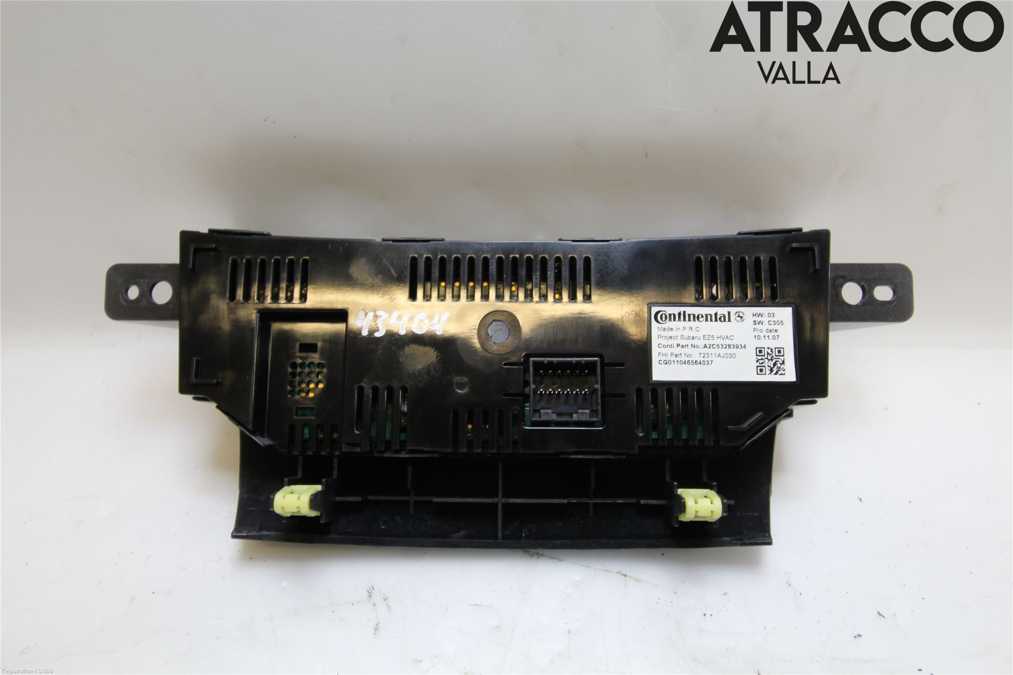 Subaru OUTBACK 10-15 Varme Ac Betjening-Display