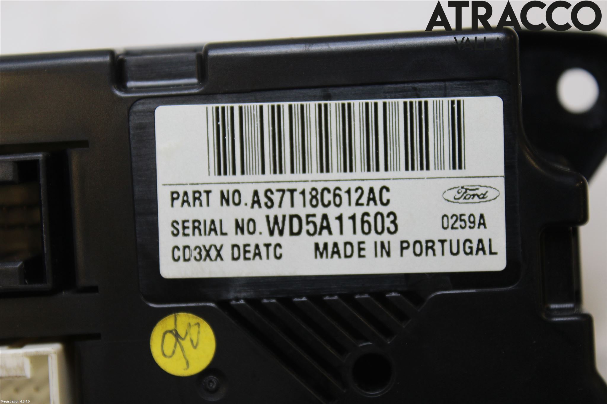 Ford S-MAX 06-15 Varme Ac Betjening-Display