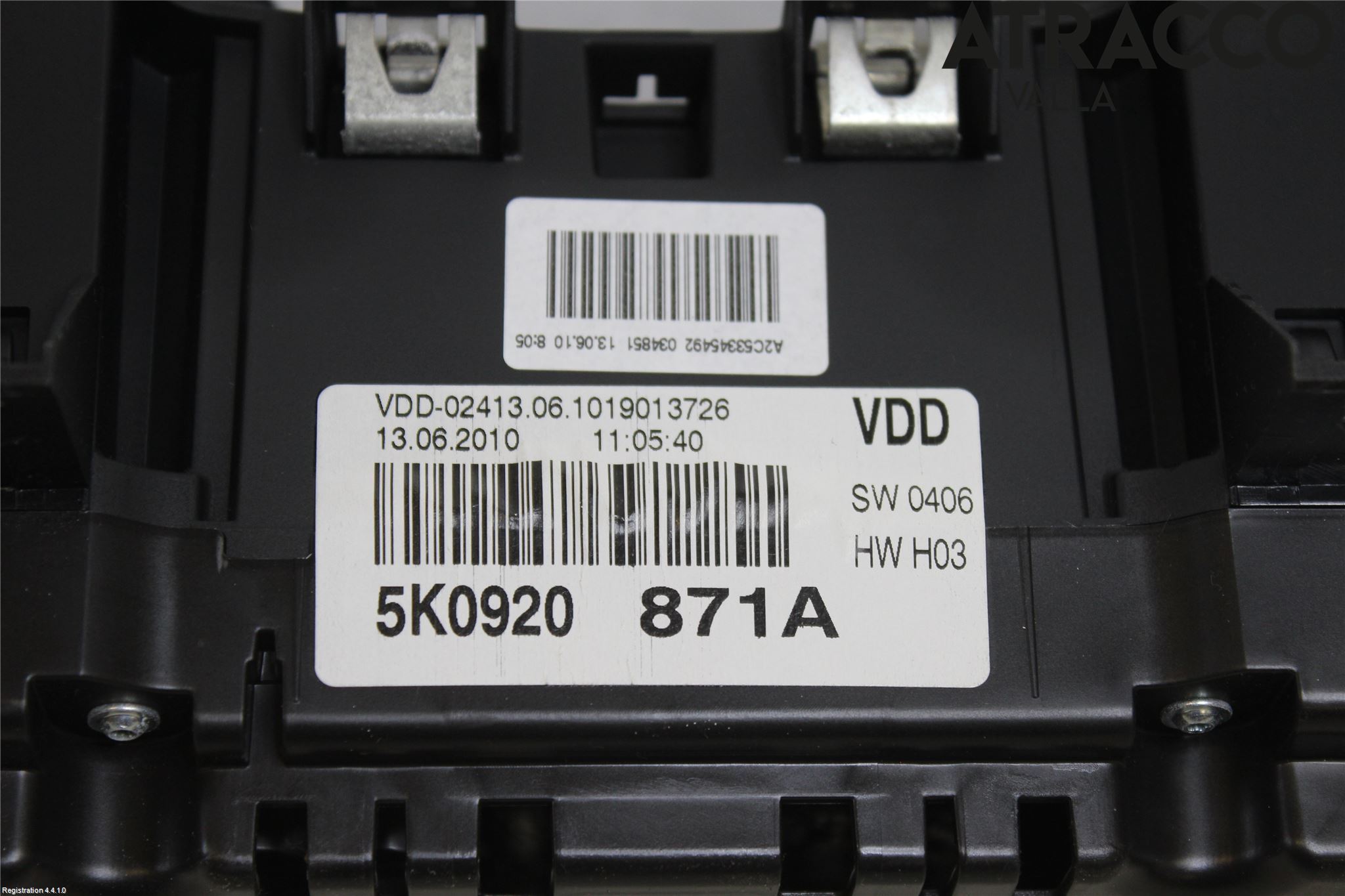 Volkswagen VW GOLF VI 09-13 Instr Kombinert