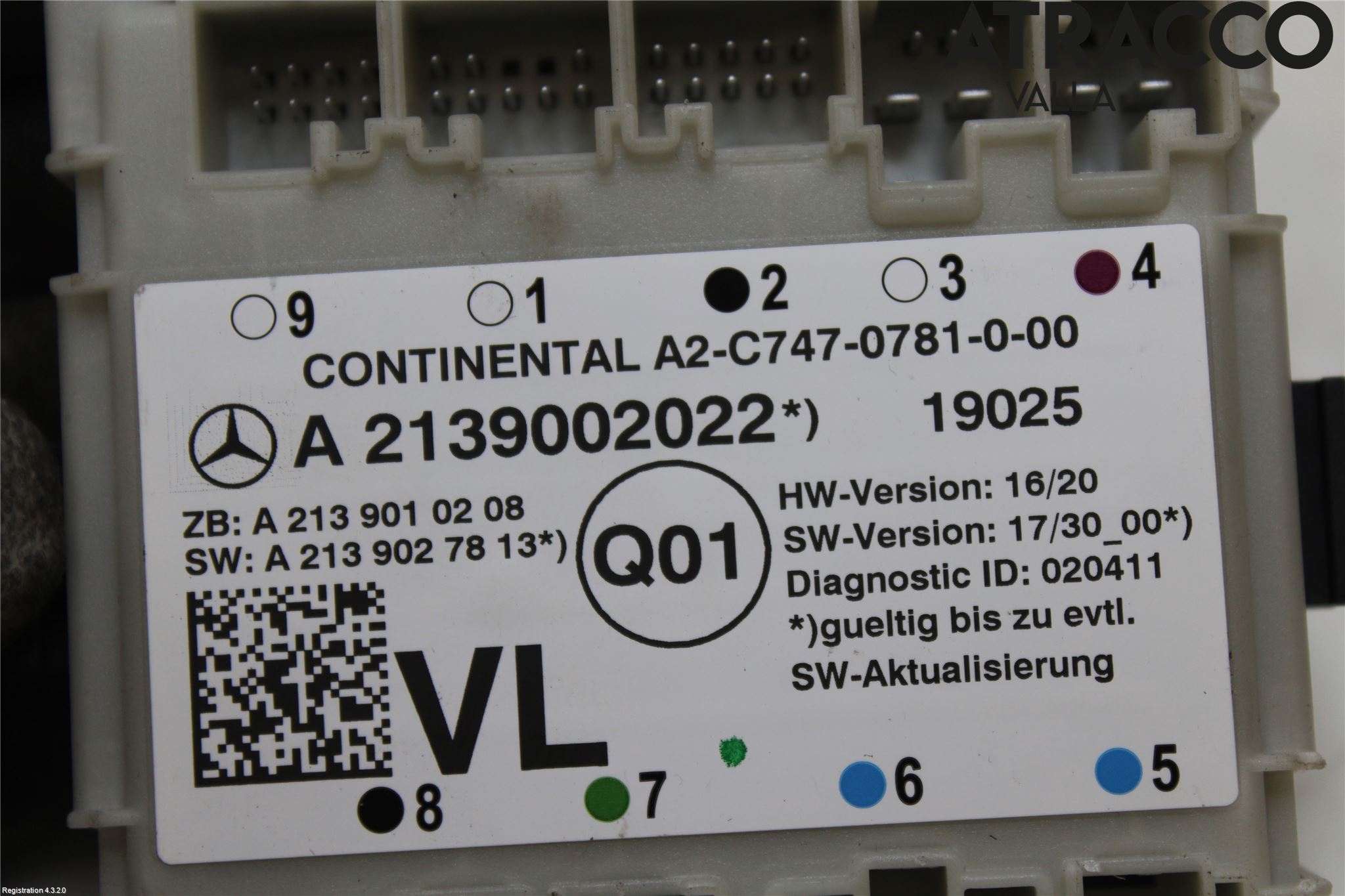 Mercedes-Benz MB E-KLASS (W213) 16-23 Styreenhet Dør