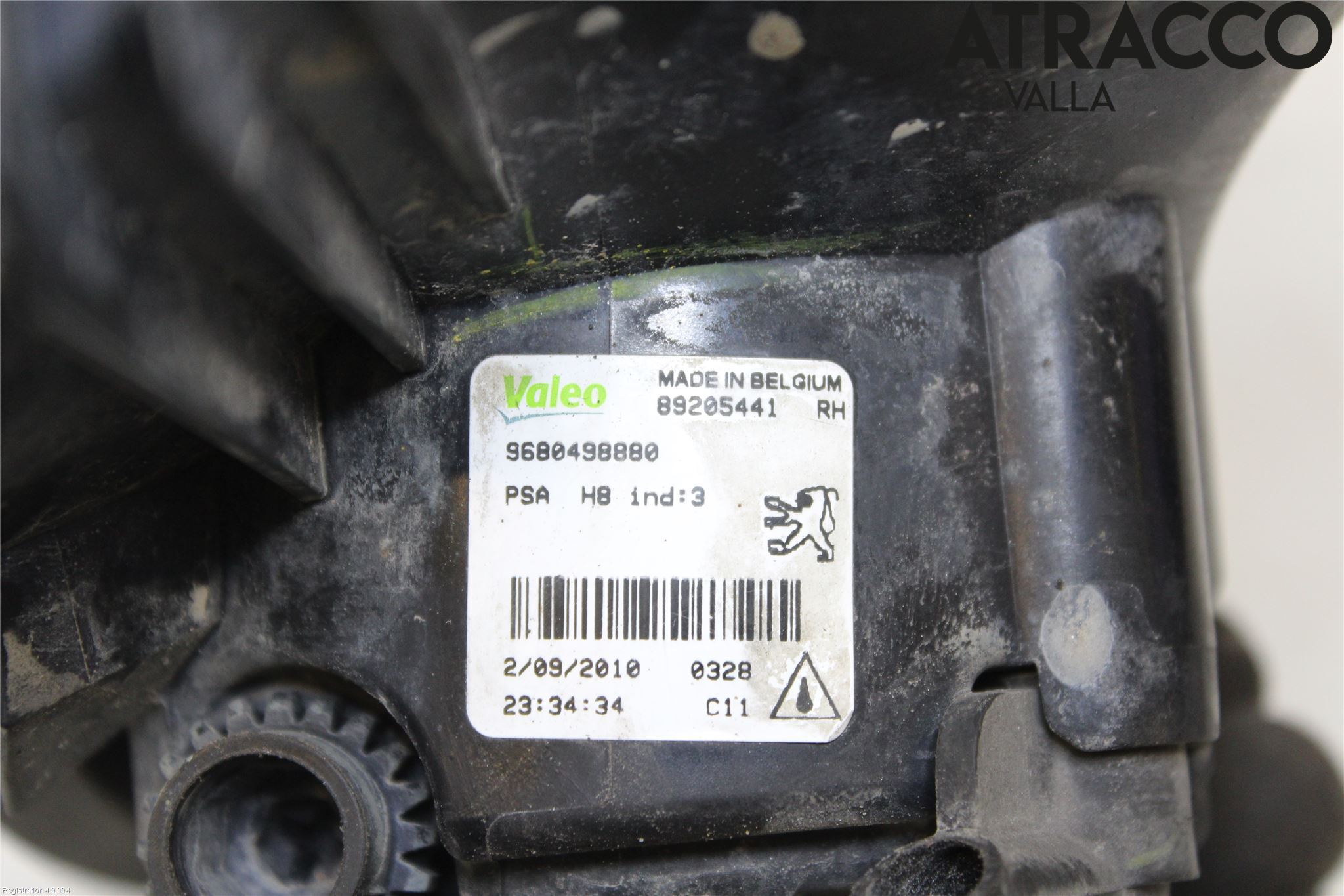 Peugeot 308 08-13 Frontlykt-Kurve-Tåkelys