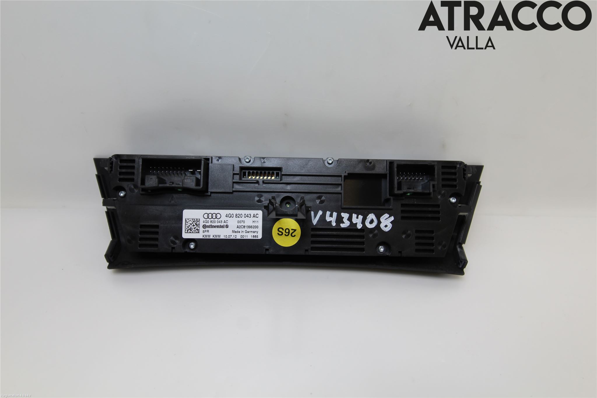 Audi A6/S6 4G 11-18 Varme Ac Betjening-Display